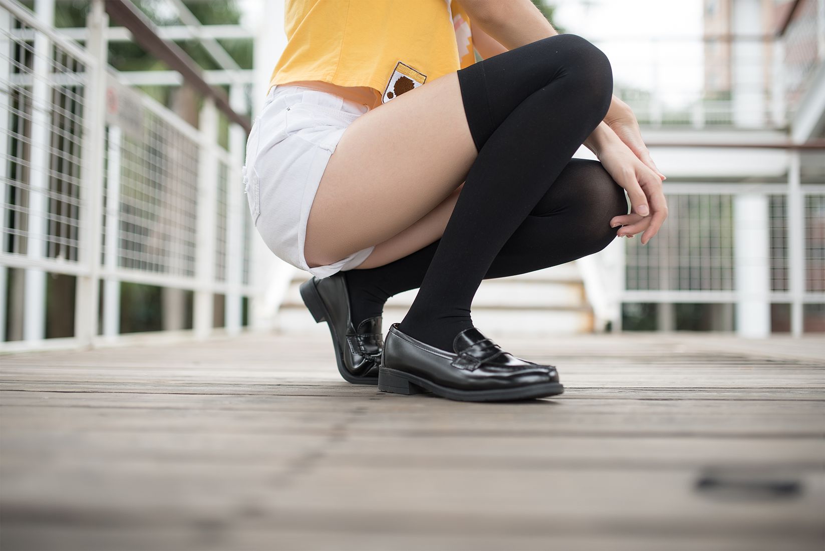 图片[27]-[风之领域] No.002 户外短裤黑丝  在线浏览 – 速更版-美库