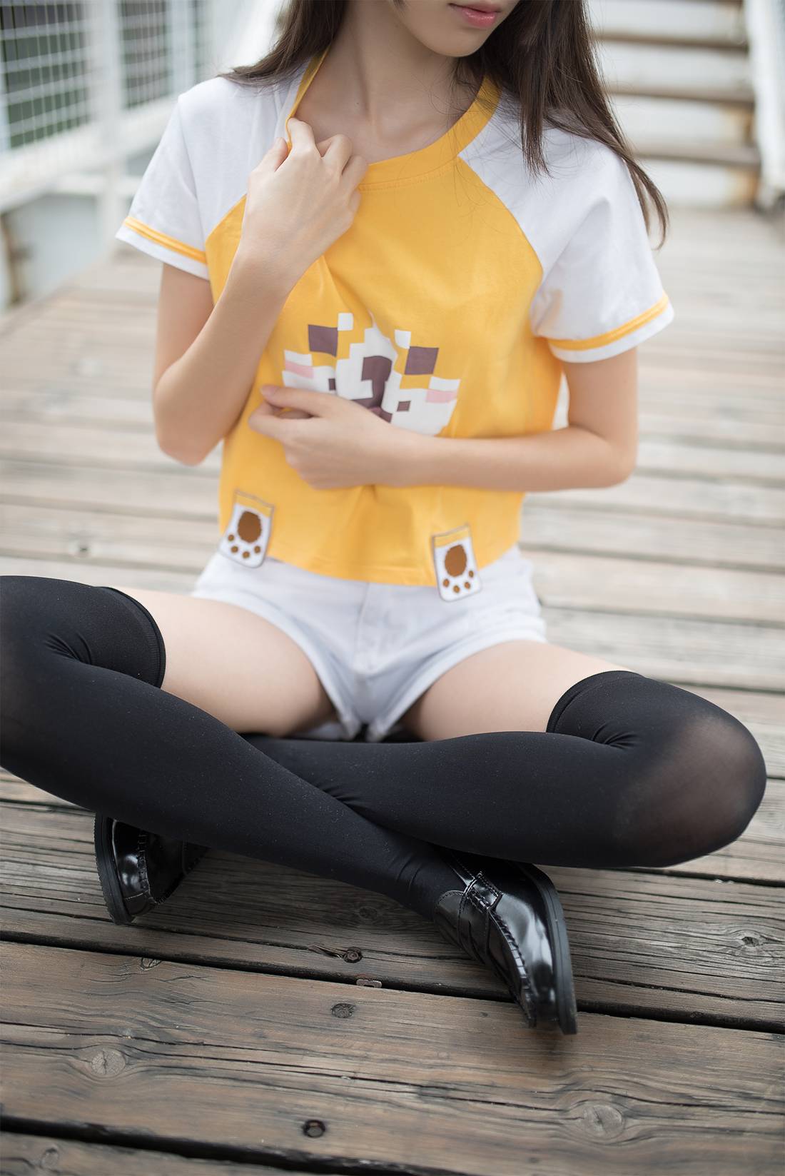 图片[42]-[风之领域] No.002 户外短裤黑丝  在线浏览 – 速更版-美库