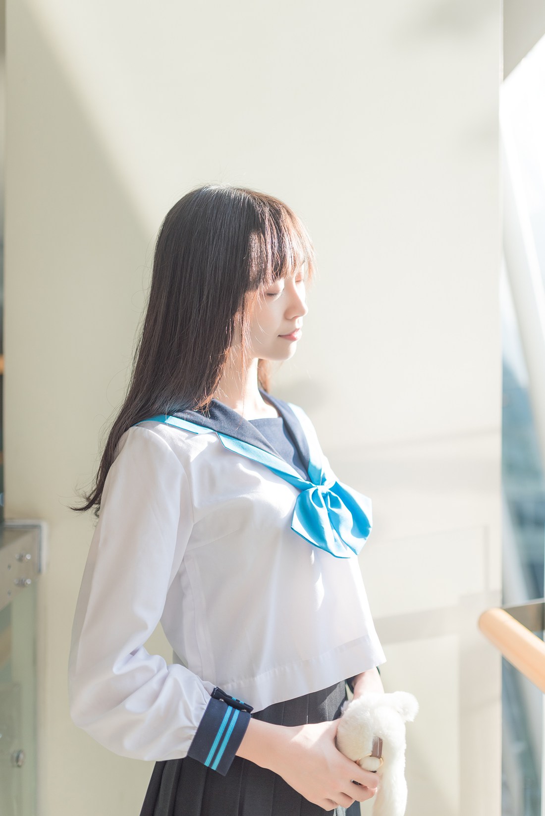 图片[9]-[风之领域] No.003 公园校服黑丝  在线浏览 – 速更版-美库