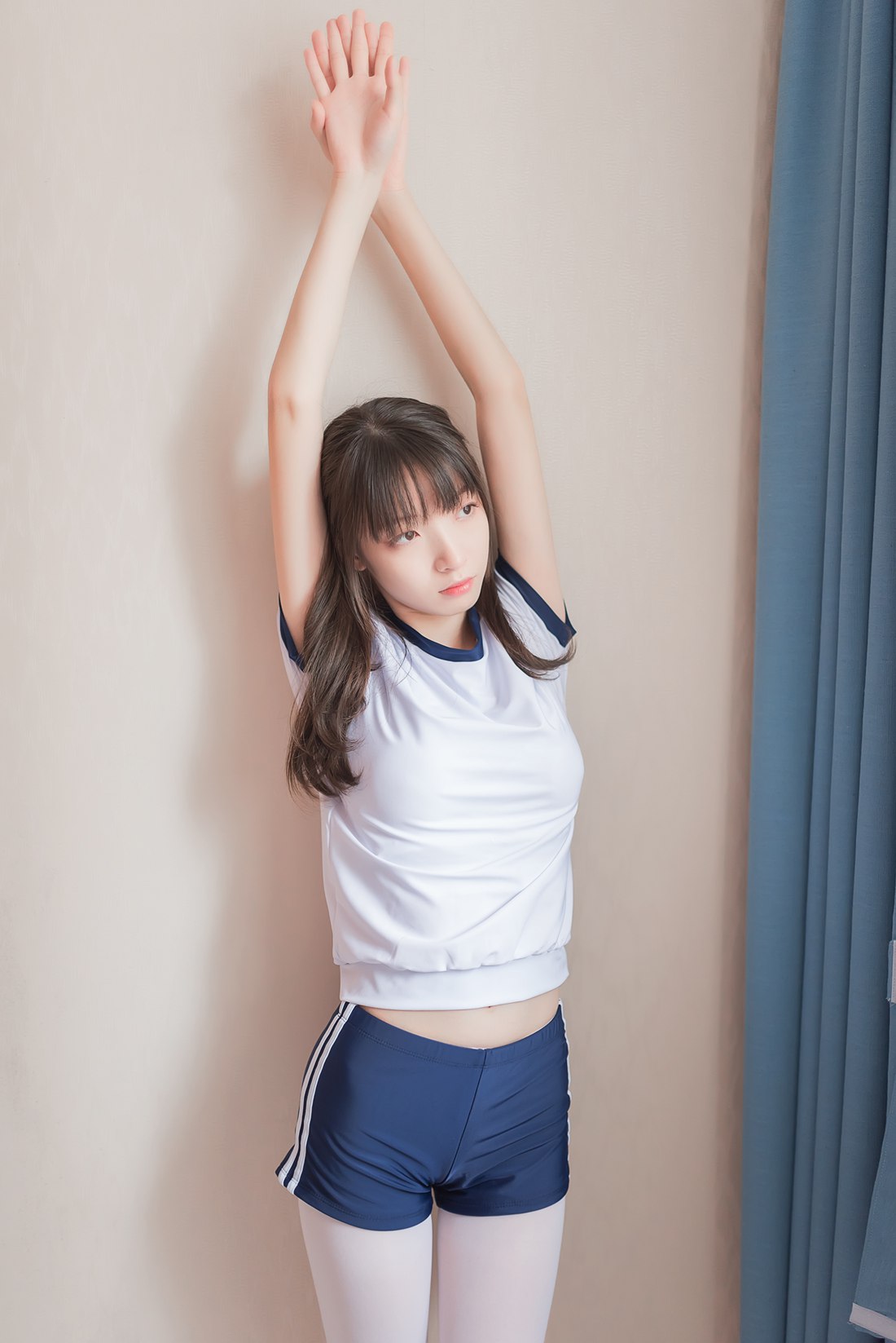 图片[3]-[风之领域] No.006 运动风白丝少女 在线浏览-翎羽暗房