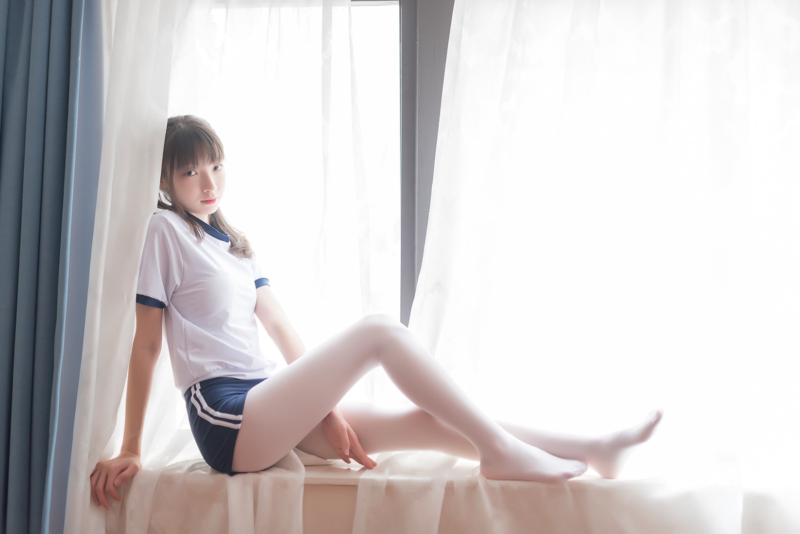 图片[28]-[风之领域] No.006 运动风白丝少女 在线浏览 – 速更版-美库