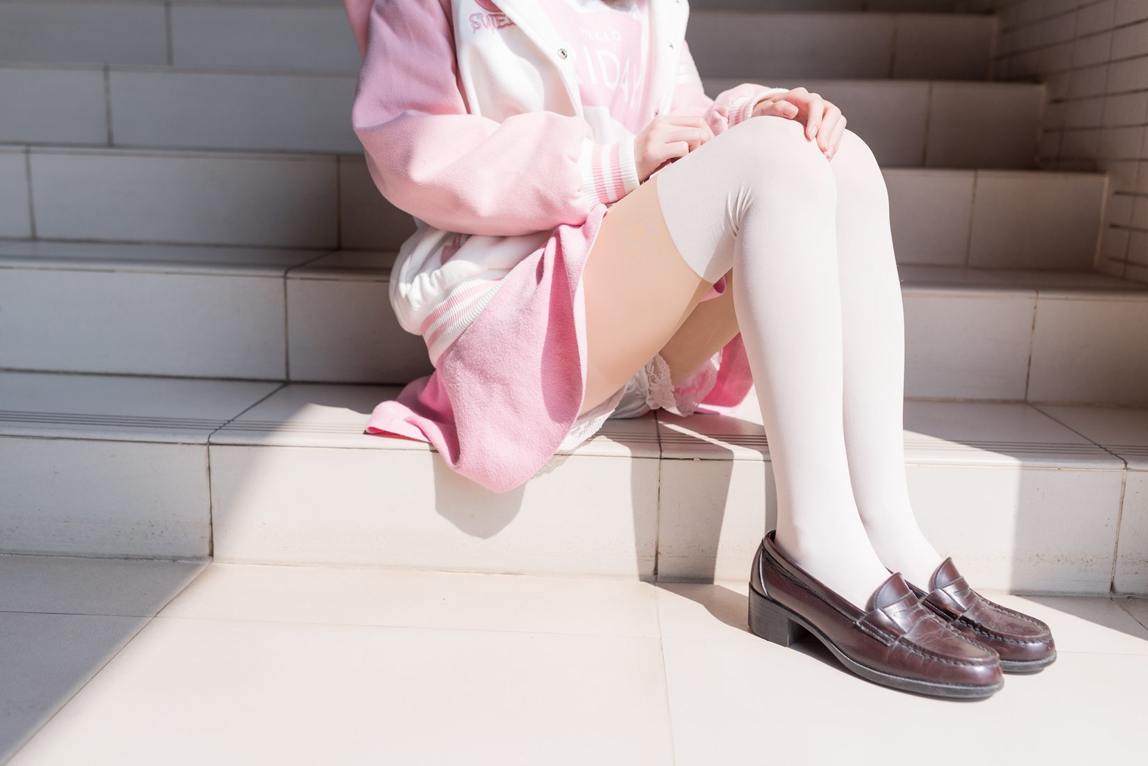 图片[20]-[风之领域] No.026 粉色系校花白丝小姐姐 在线浏览 – 速更版-美库