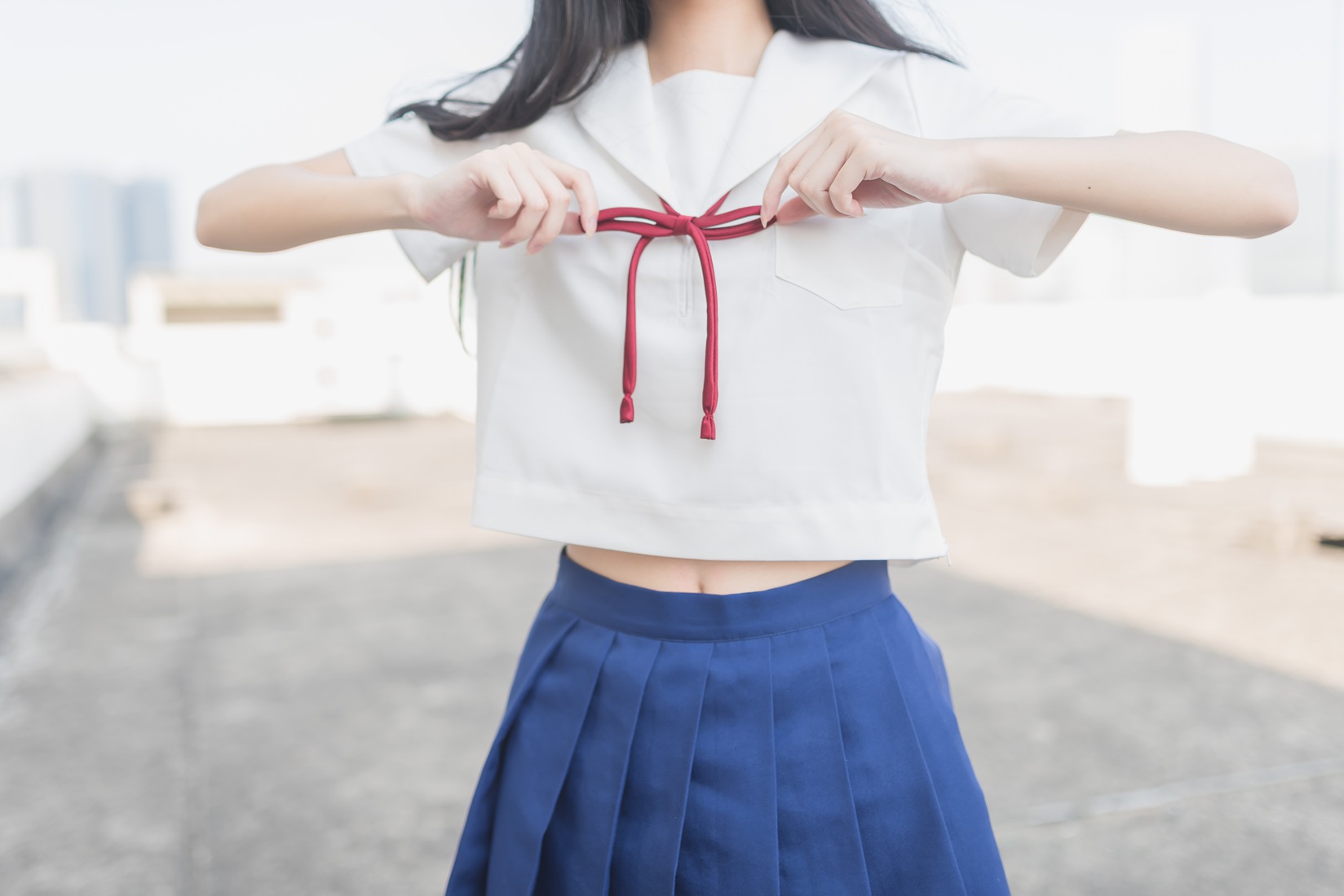 图片[17]-[风之领域] No.034 性感的新校服 在线浏览 – 速更版-美库