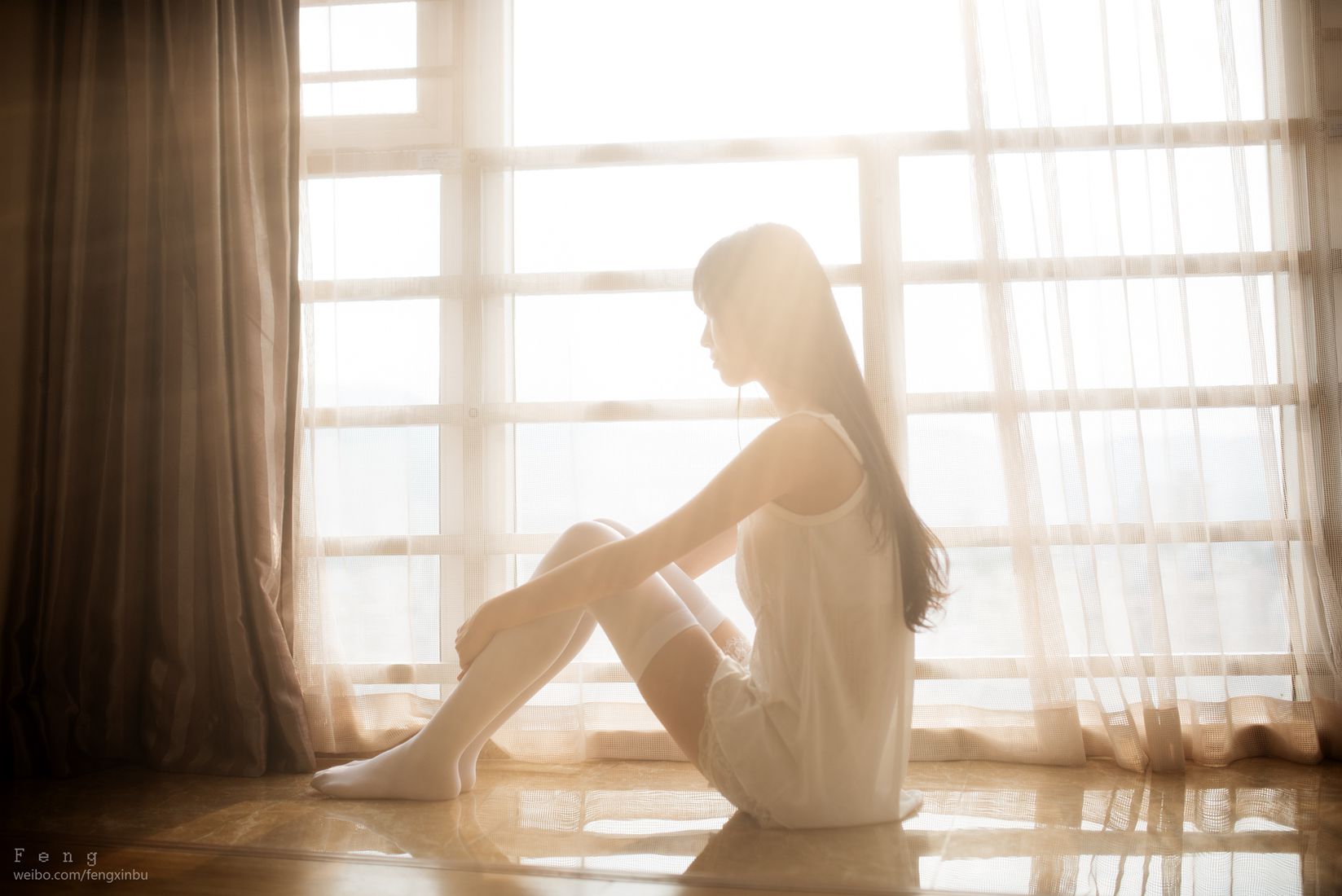 图片[25]-[风之领域] No.046 清晨的阳光朦胧的美 白丝 在线浏览 – 速更版-美库