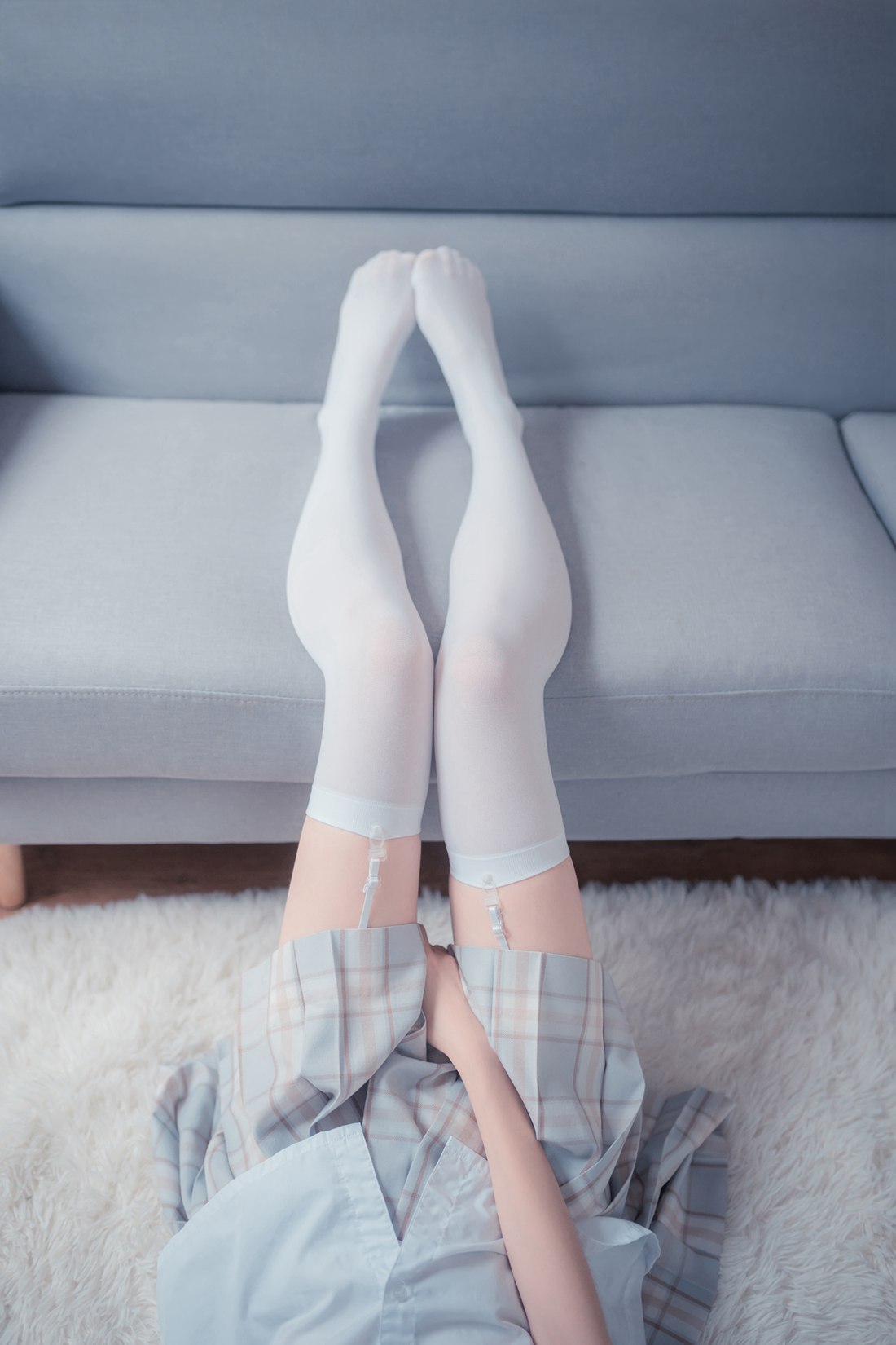 图片[16]-[风之领域] No.065 格子裙吊带白丝 在线浏览 – 速更版-美库