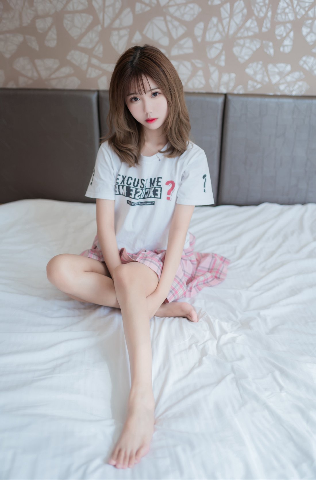 图片[3]-[风之领域] No.066 超美气质格子裙少女 在线浏览-翎羽暗房