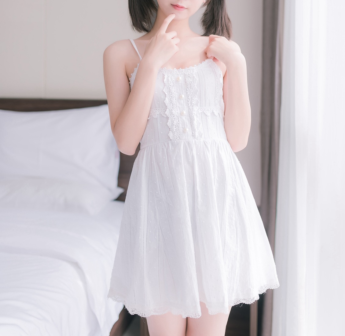 图片[18]-[风之领域] No.084 白色的睡衣裙 在线浏览 – 速更版-美库