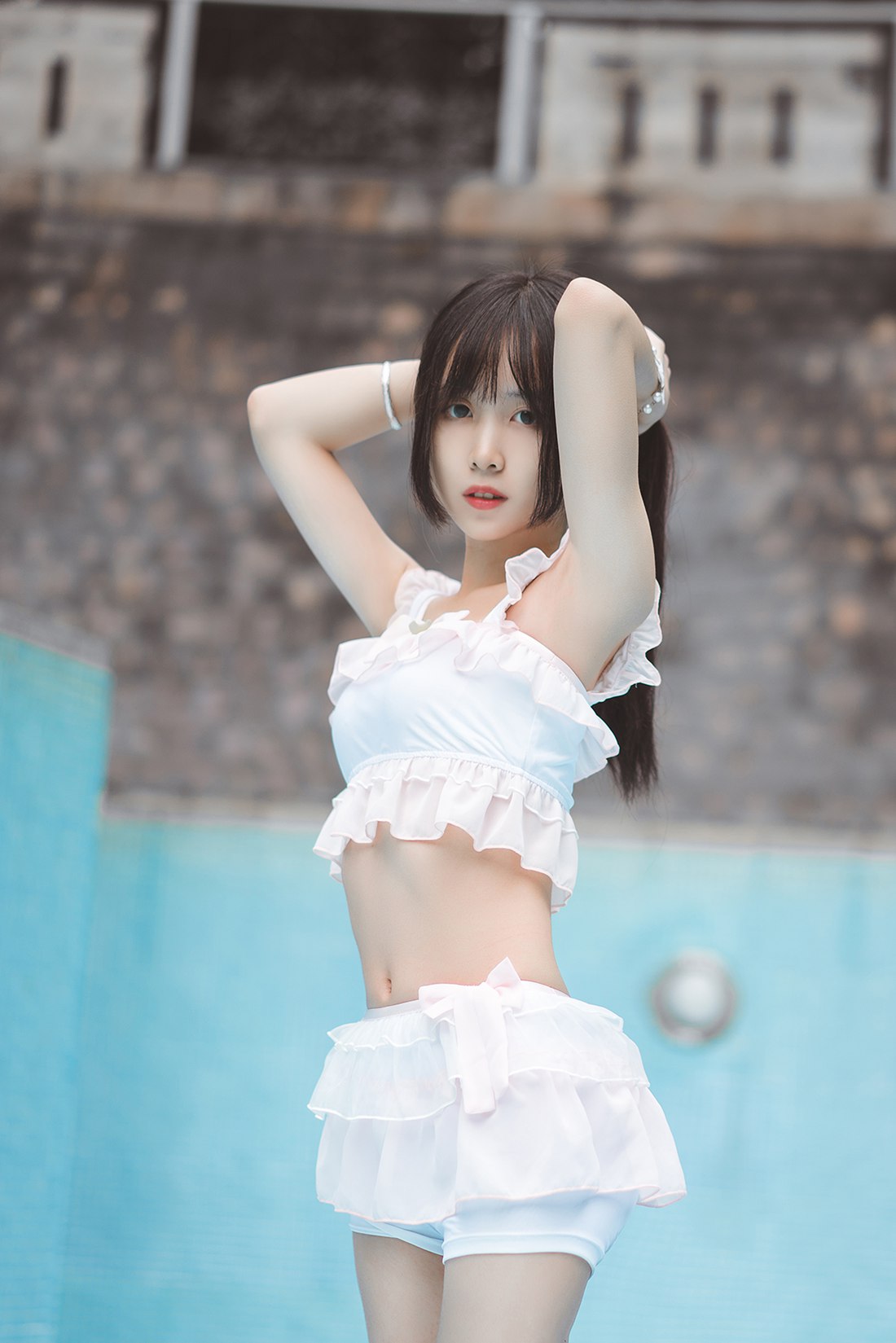 图片[27]-[风之领域] No.090 泳池里的小美人鱼 在线浏览 – 速更版-美库