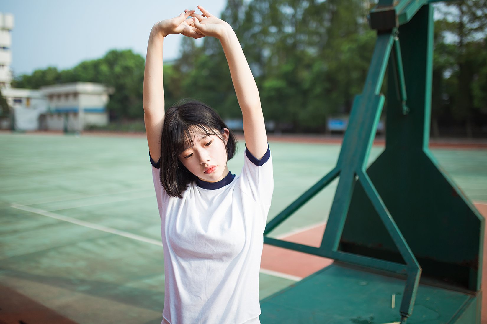 图片[9]-[风之领域] No.094 操场上的体操服 在线浏览 – 速更版-美库