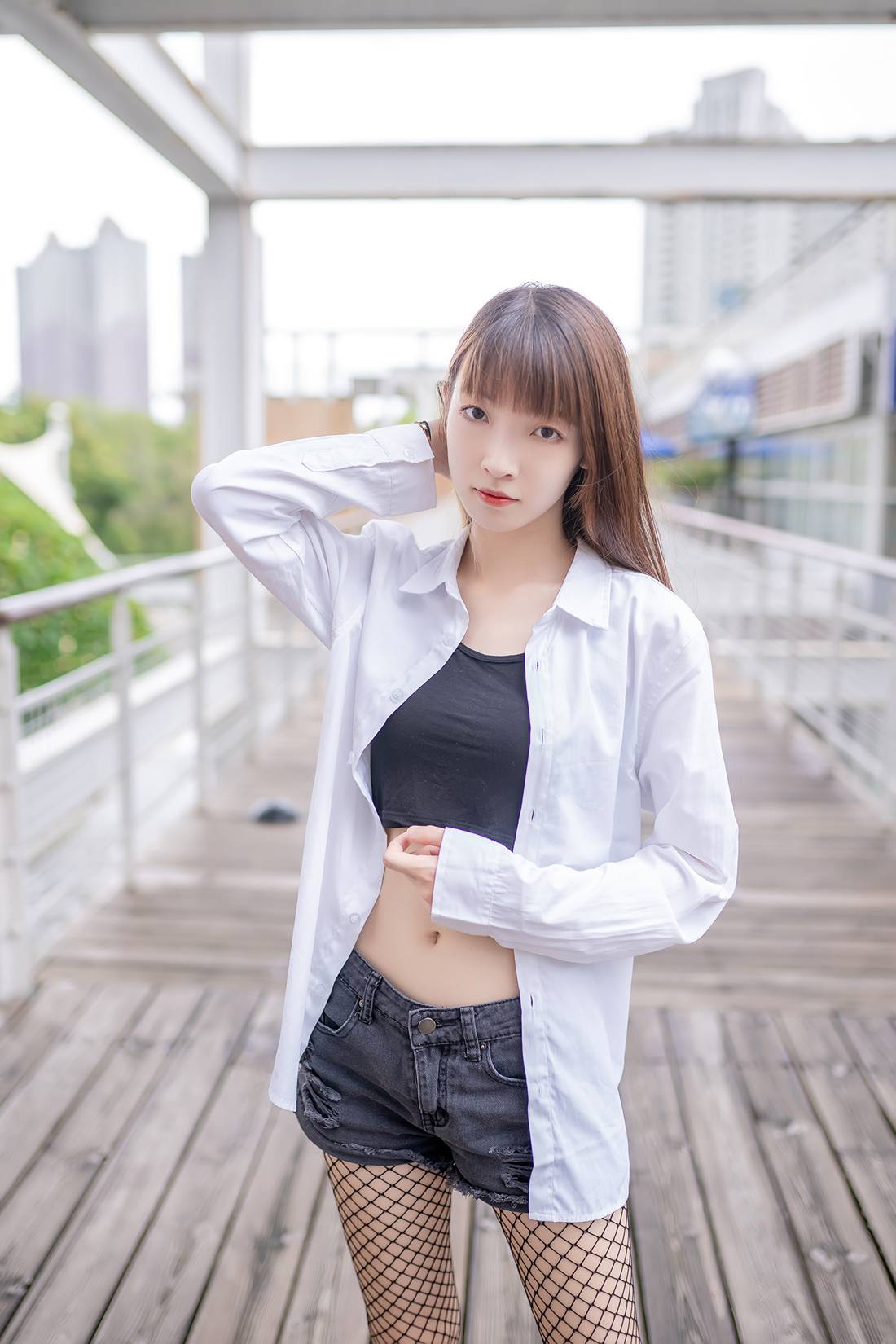 图片[5]-[风之领域] No.097 性感的黑丝网袜 在线浏览 – 速更版-美库