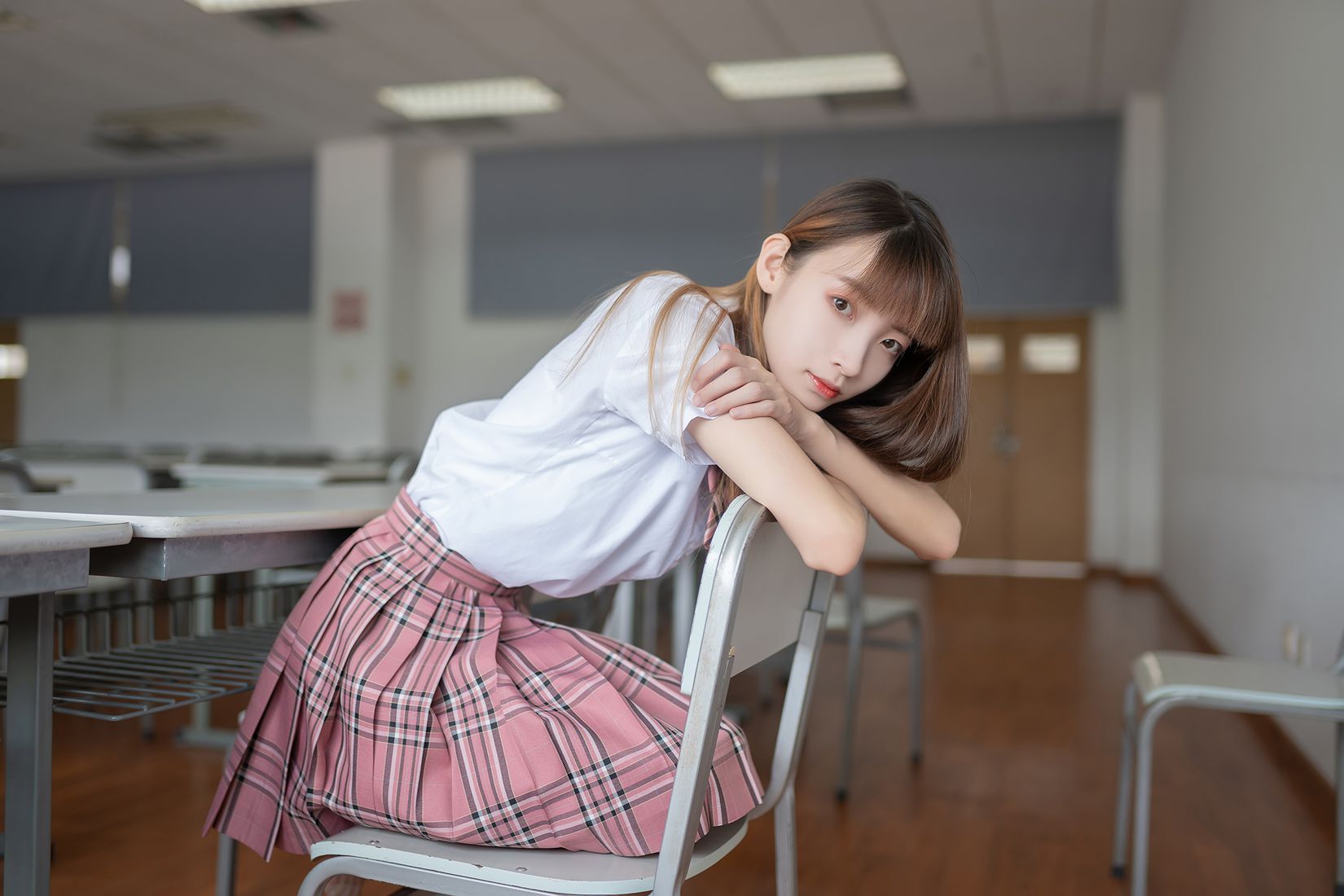 图片[20]-[风之领域] No.114 格子裙 隔壁少女 在线浏览 – 速更版-美库