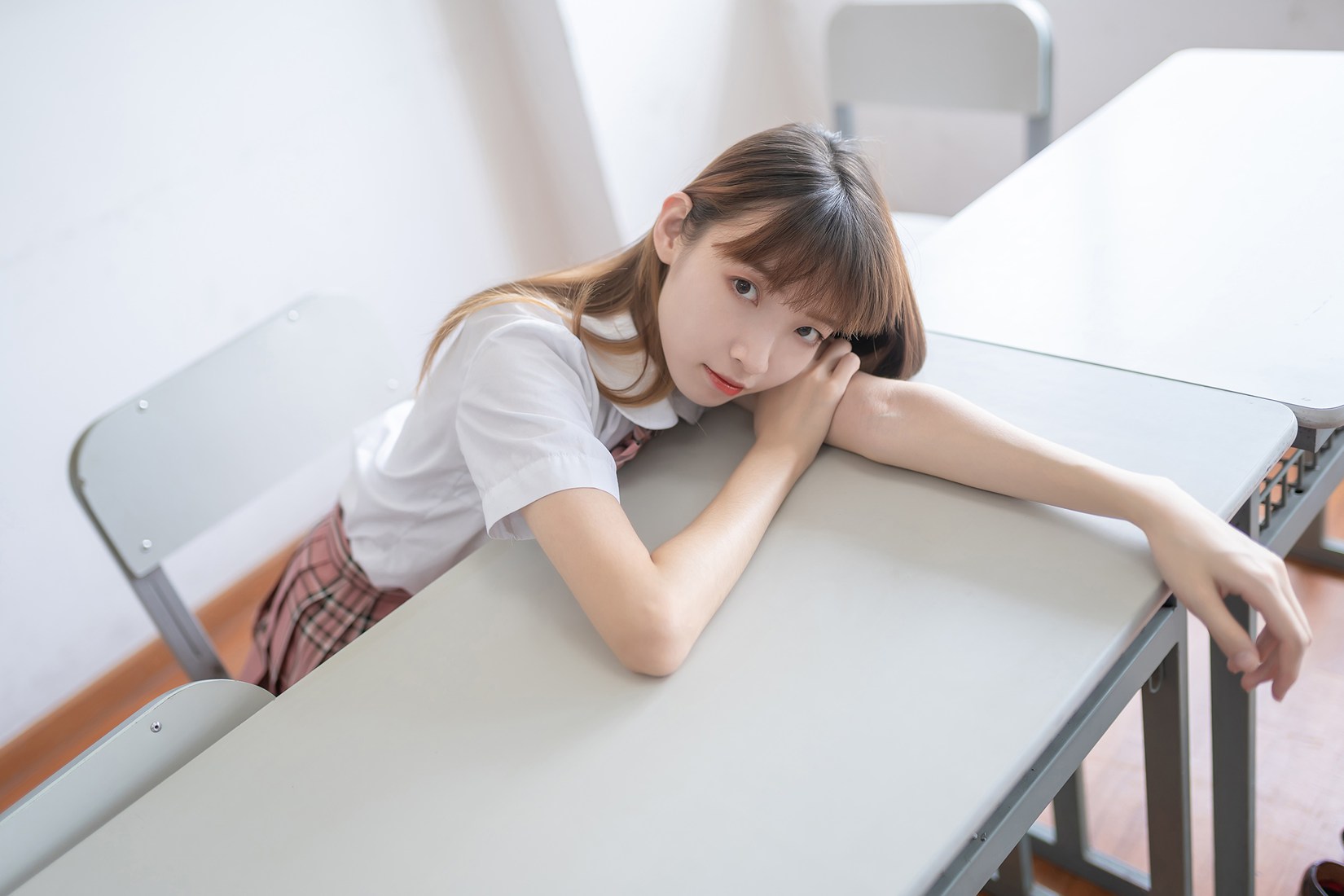 图片[19]-[风之领域] No.114 格子裙 隔壁少女 在线浏览 – 速更版-美库