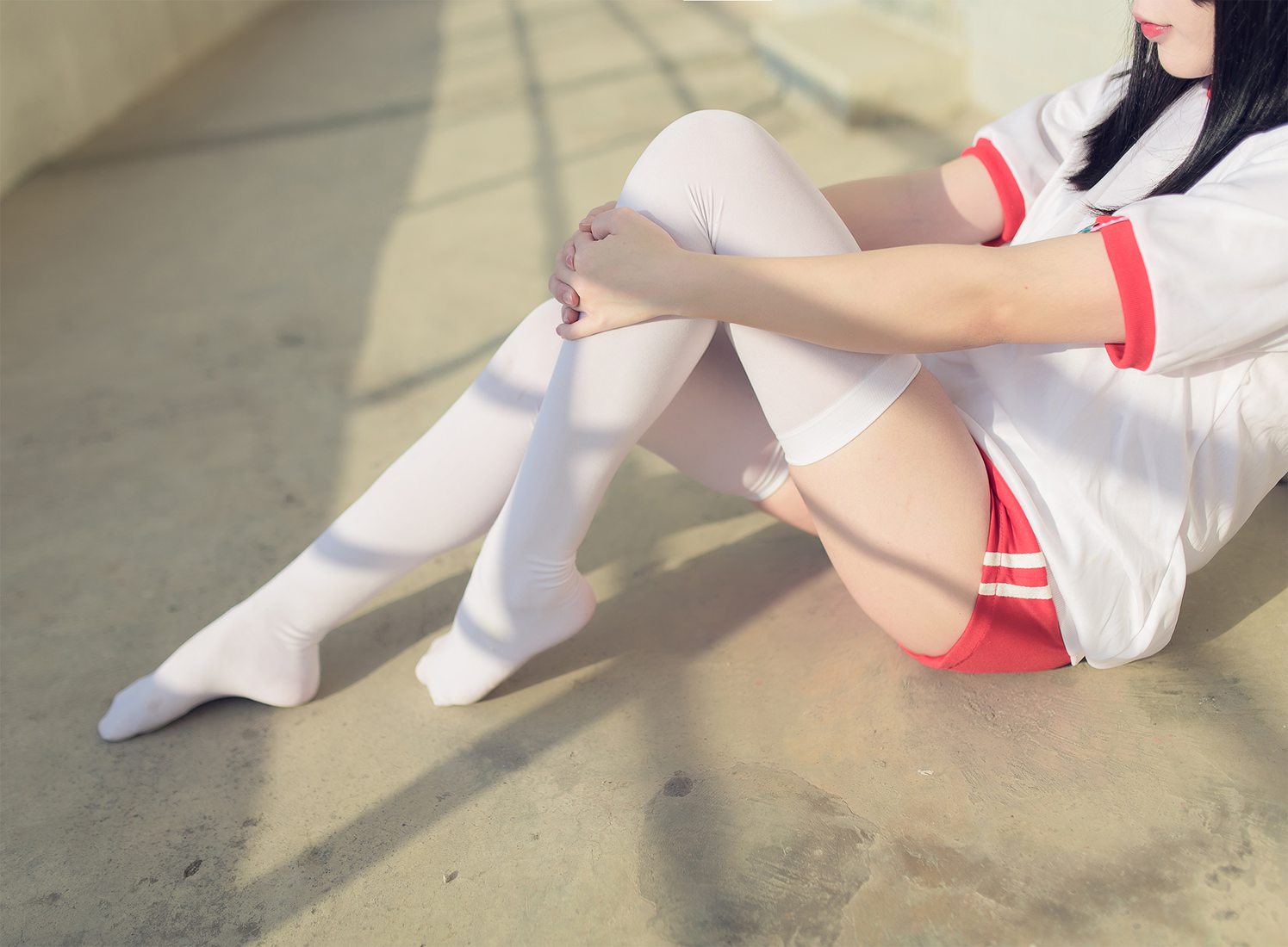 图片[21]-[风之领域] No.120 体育馆 粉白少女 在线浏览 – 速更版-美库