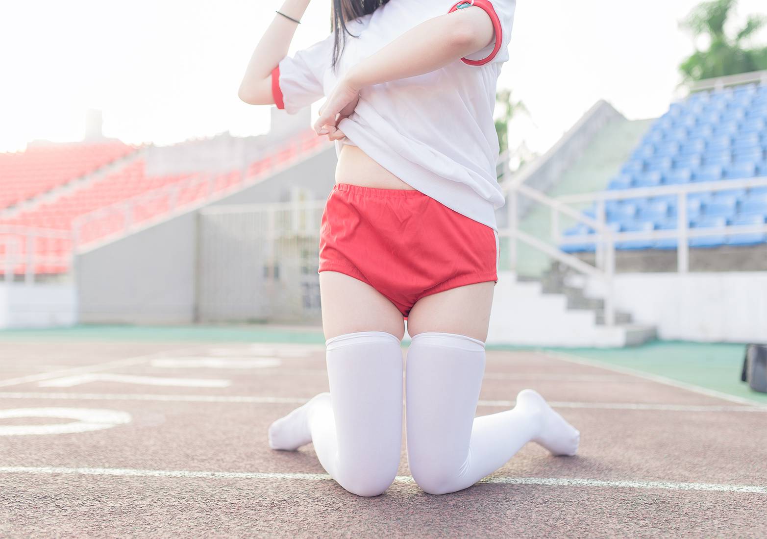 图片[43]-[风之领域] No.120 体育馆 粉白少女 在线浏览 – 速更版-美库