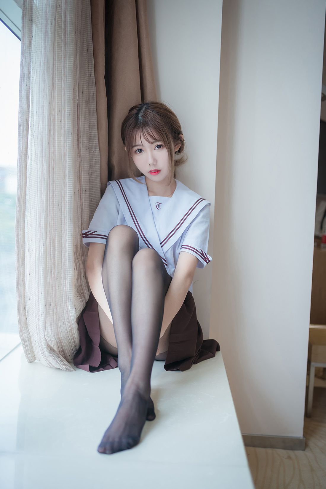 图片[8]-[风之领域] No.129 黑丝系制服小姐姐 在线浏览 – 速更版-美库