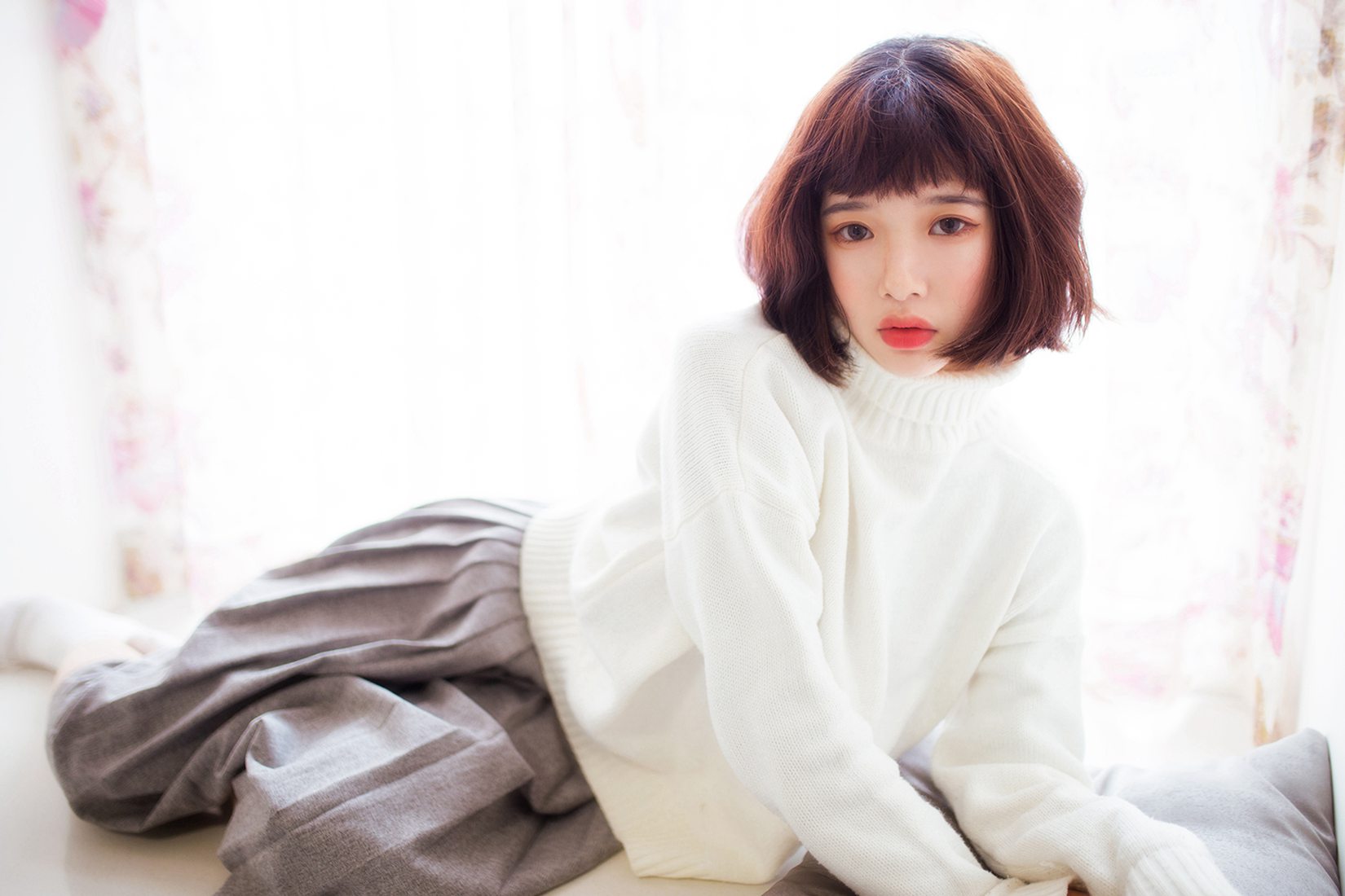 图片[3]-[风之领域] No.137 毛衣清纯少女 在线浏览 – 速更版-美库