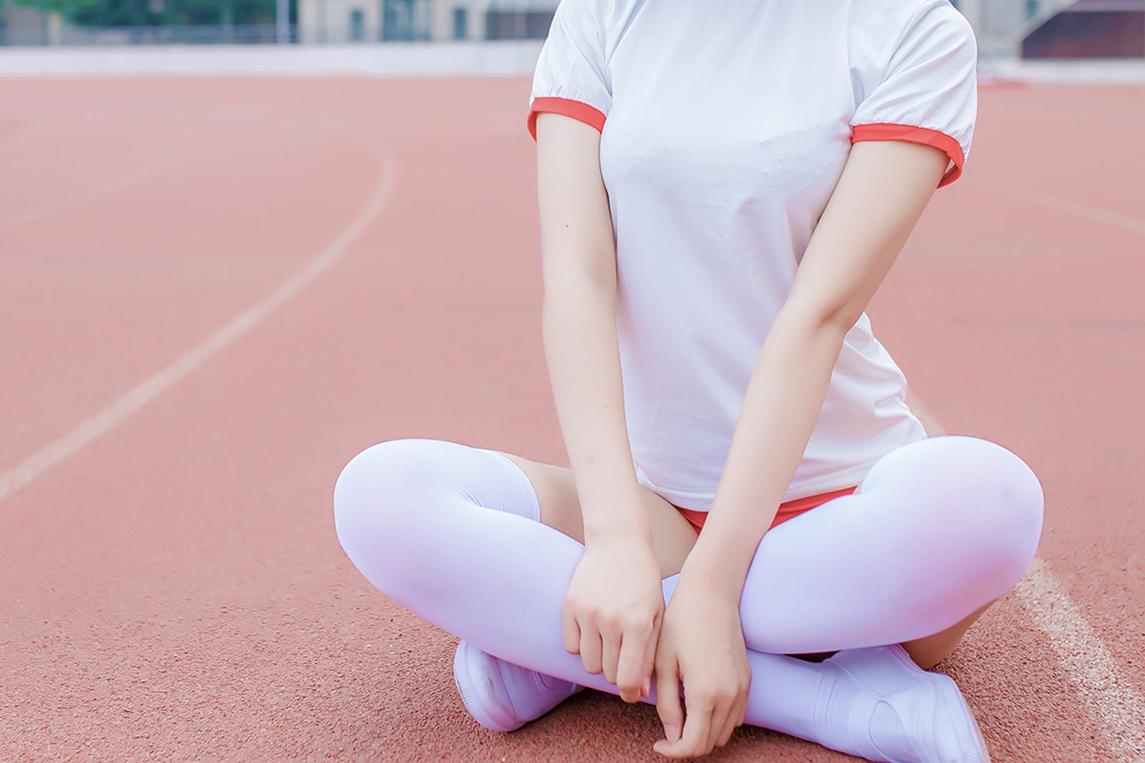 图片[7]-[风之领域] No.142 体育场上的宝贝少女 在线浏览 – 速更版-美库