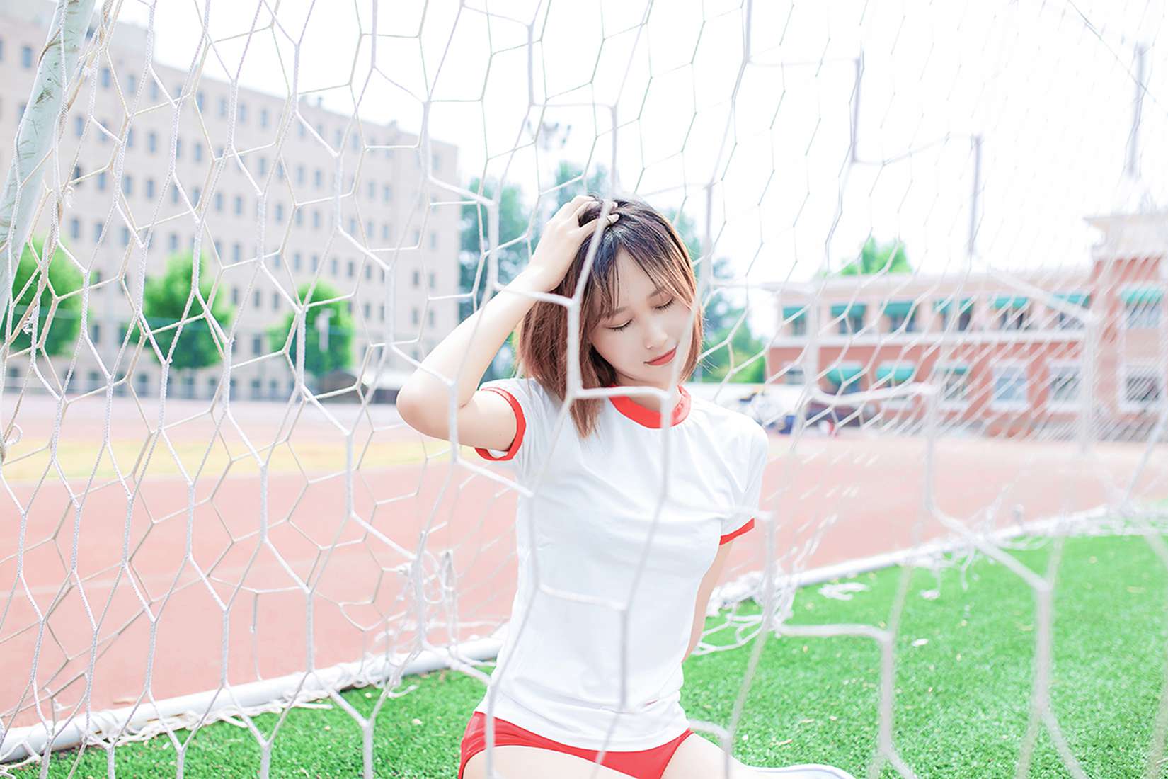 图片[35]-[风之领域] No.142 体育场上的宝贝少女 在线浏览 – 速更版-美库