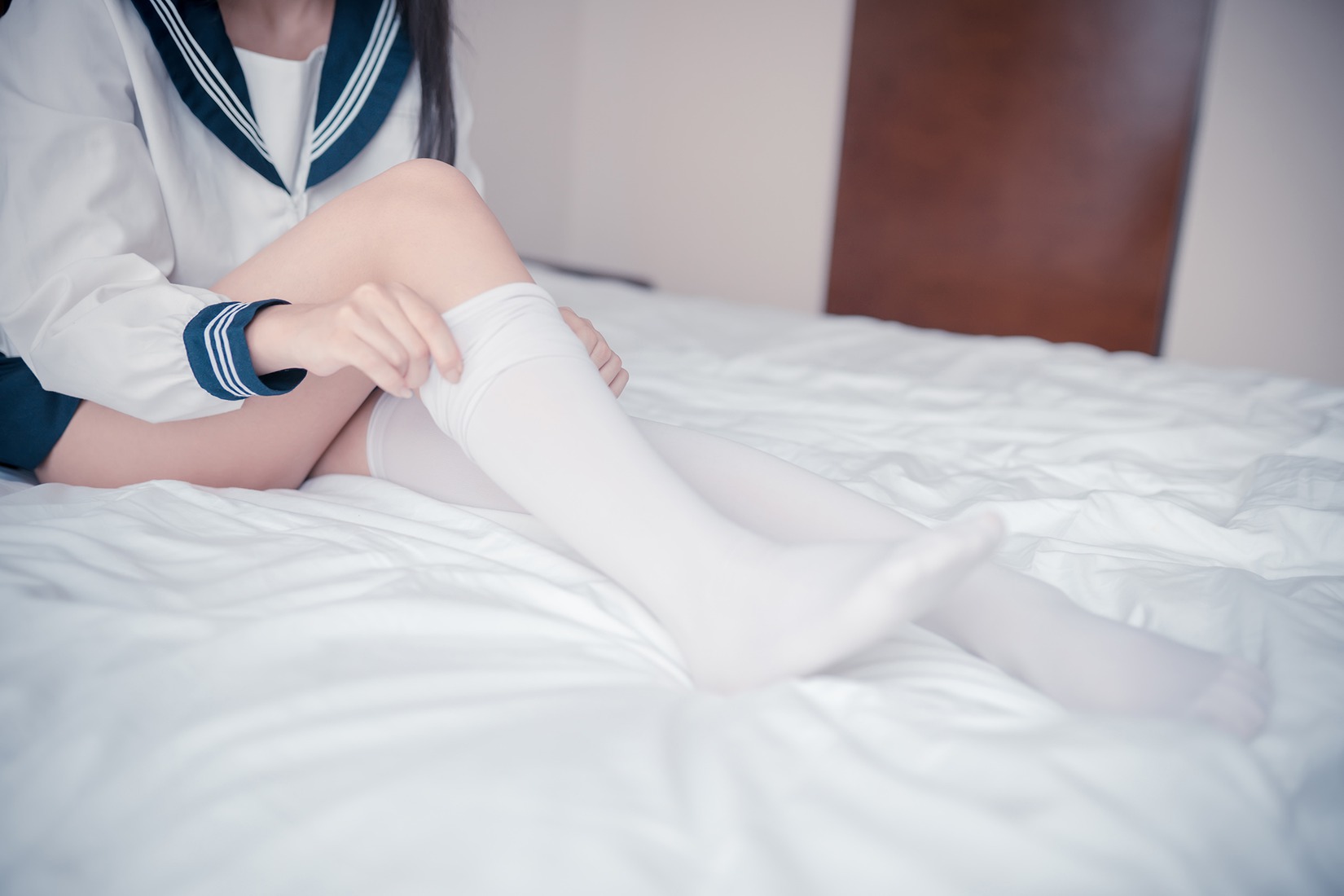 图片[21]-[风之领域] No.153 制服白丝 蓝色短裙 在线浏览 – 速更版-美库