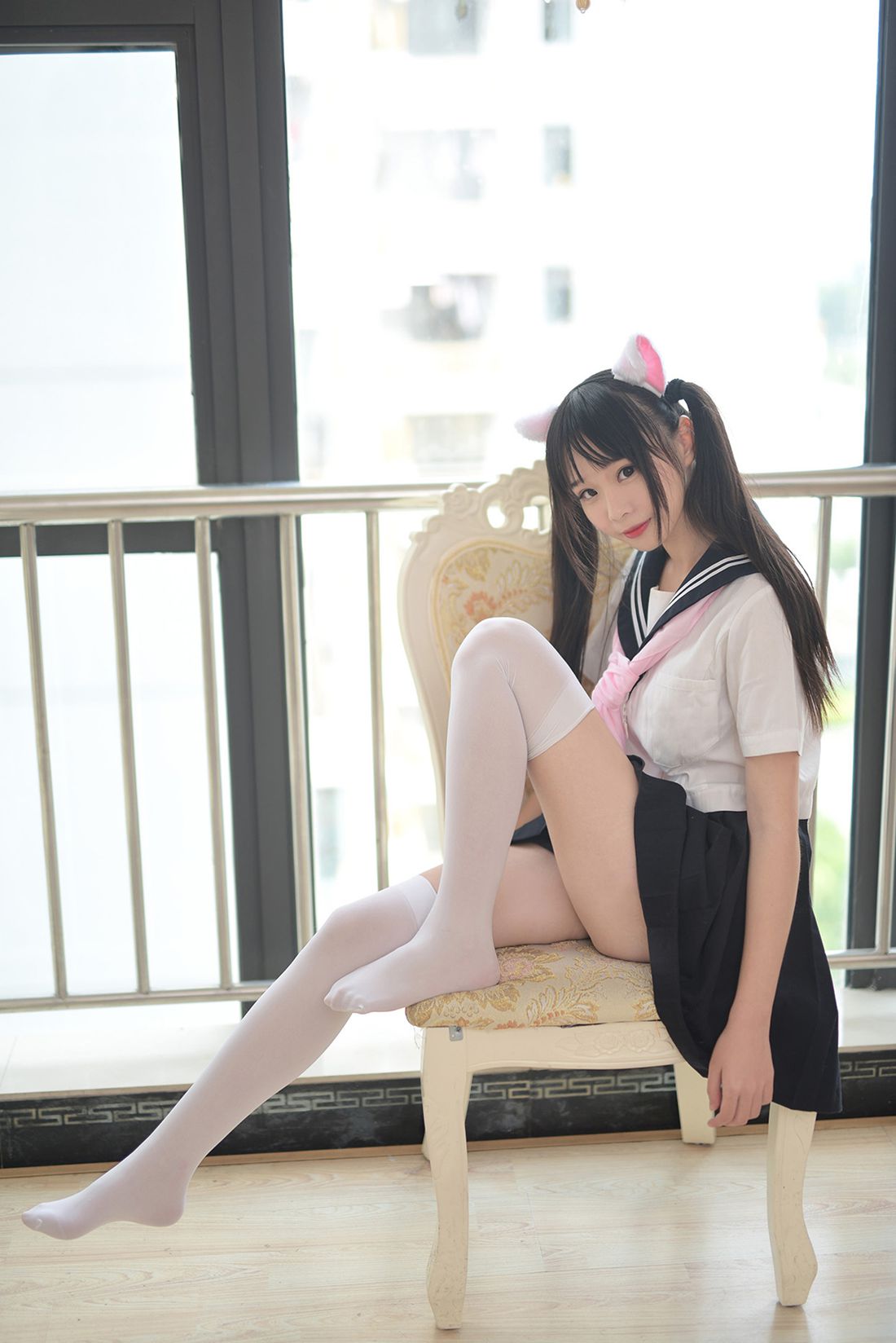 图片[2]-[风之领域] No.161 喵喵校服少女 在线浏览-翎羽暗房