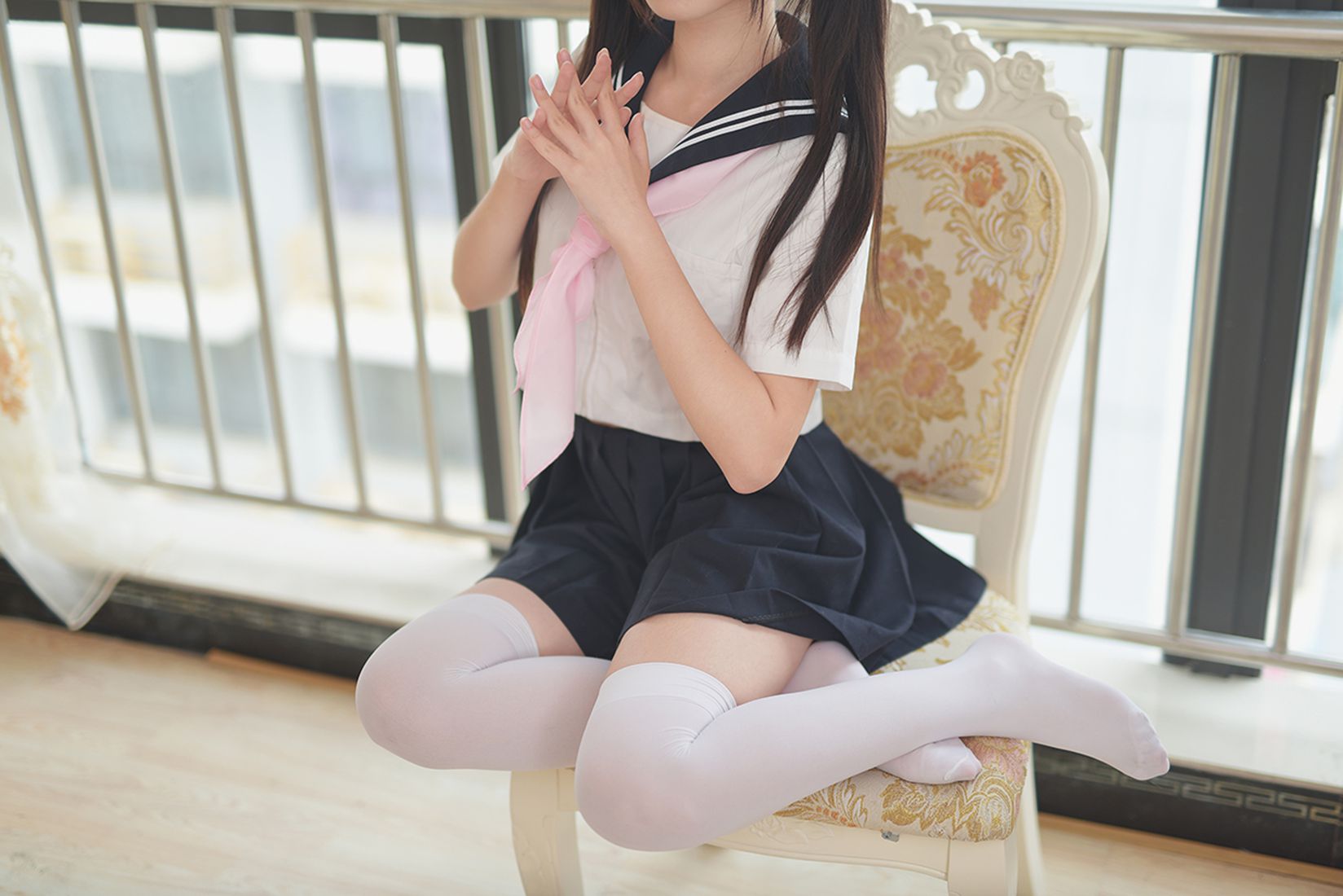 图片[8]-[风之领域] No.161 喵喵校服少女 在线浏览 – 速更版-美库