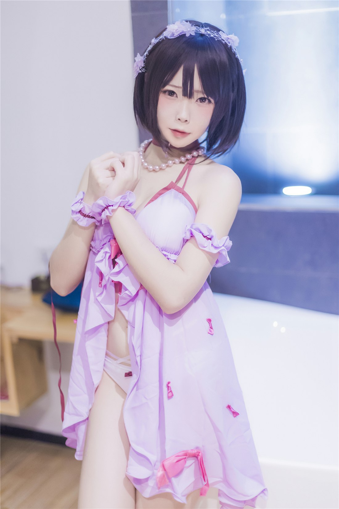 图片[36]-[风之领域] No.201 紫色薄沙睡裙 在线浏览 – 速更版-美库