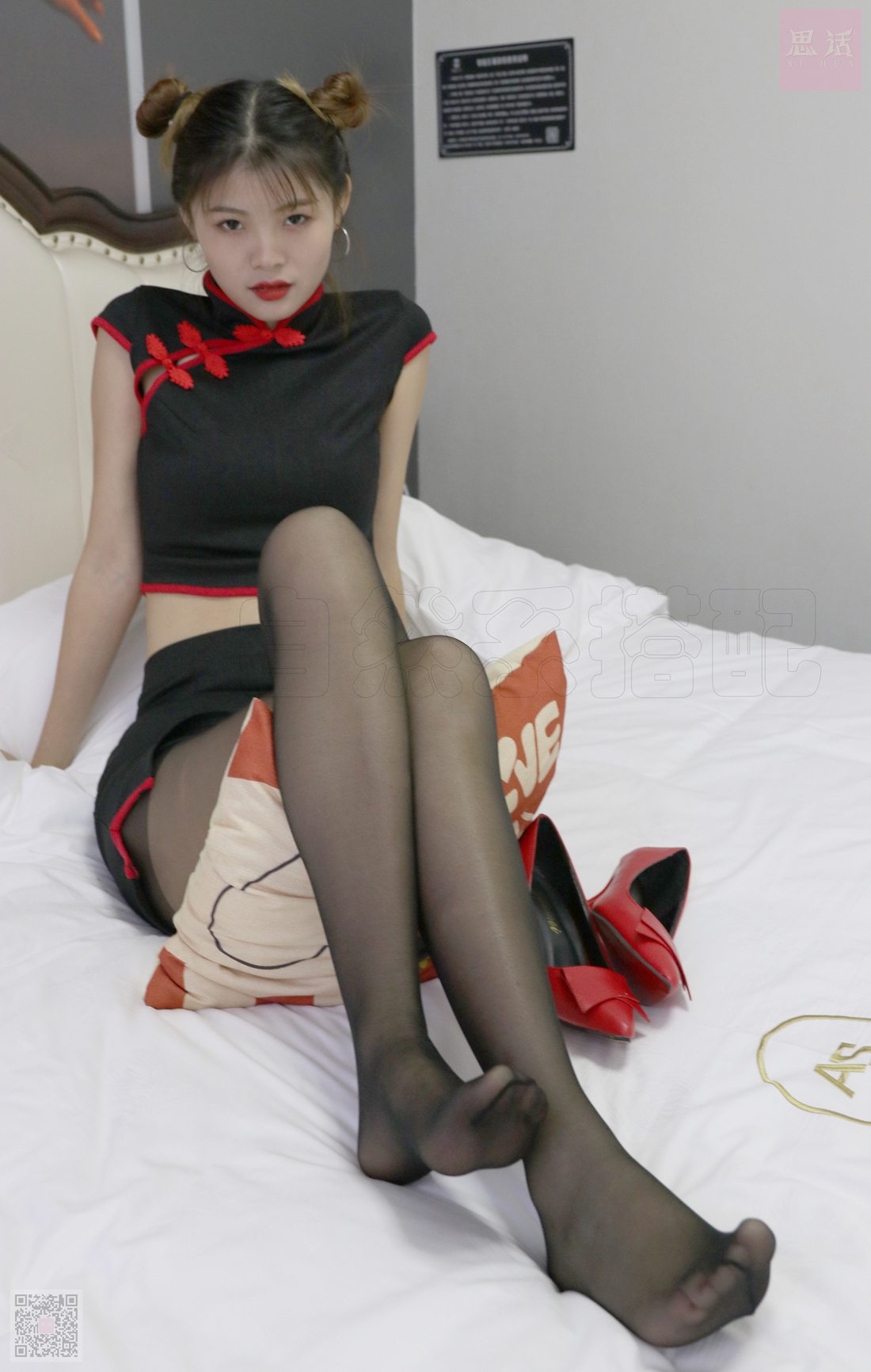 图片[48]-[SiHua思话] SH024 双丸子头邂后上旗袍 可乐 在线浏览 – 速更版-美库