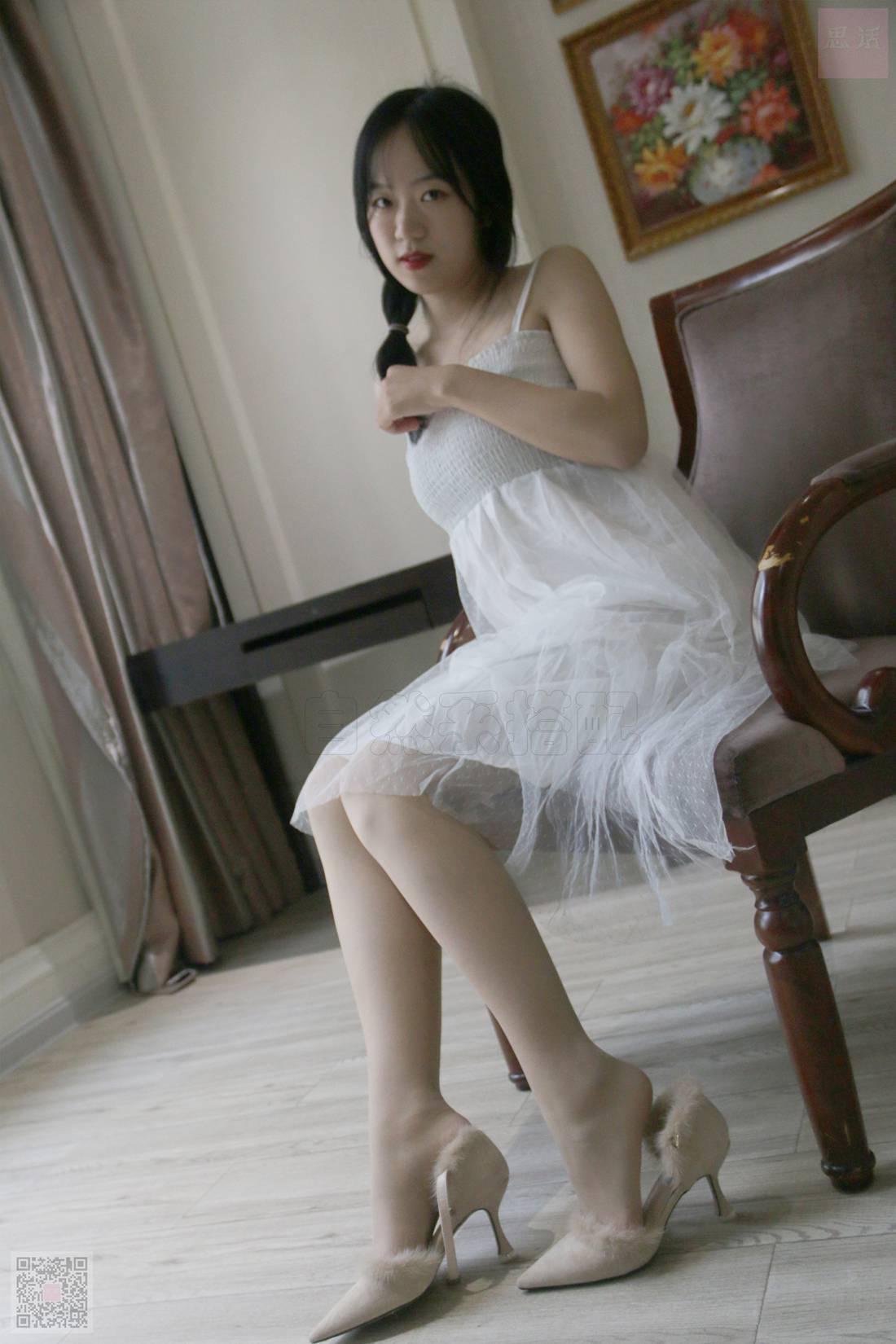 图片[56]-[SiHua思话] SH033 麻花辫女孩的白我连衣裙 子琦 在线浏览 – 速更版-美库