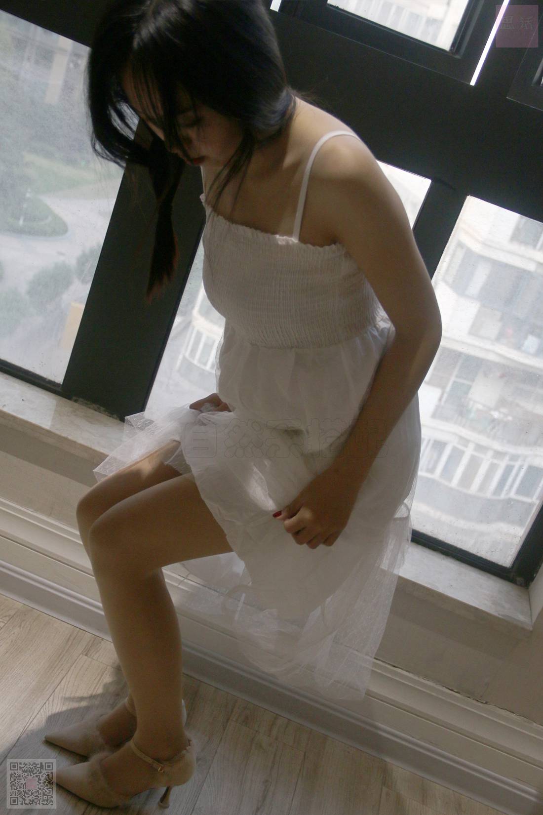 图片[6]-[SiHua思话] SH033 麻花辫女孩的白我连衣裙 子琦 在线浏览 – 速更版-美库