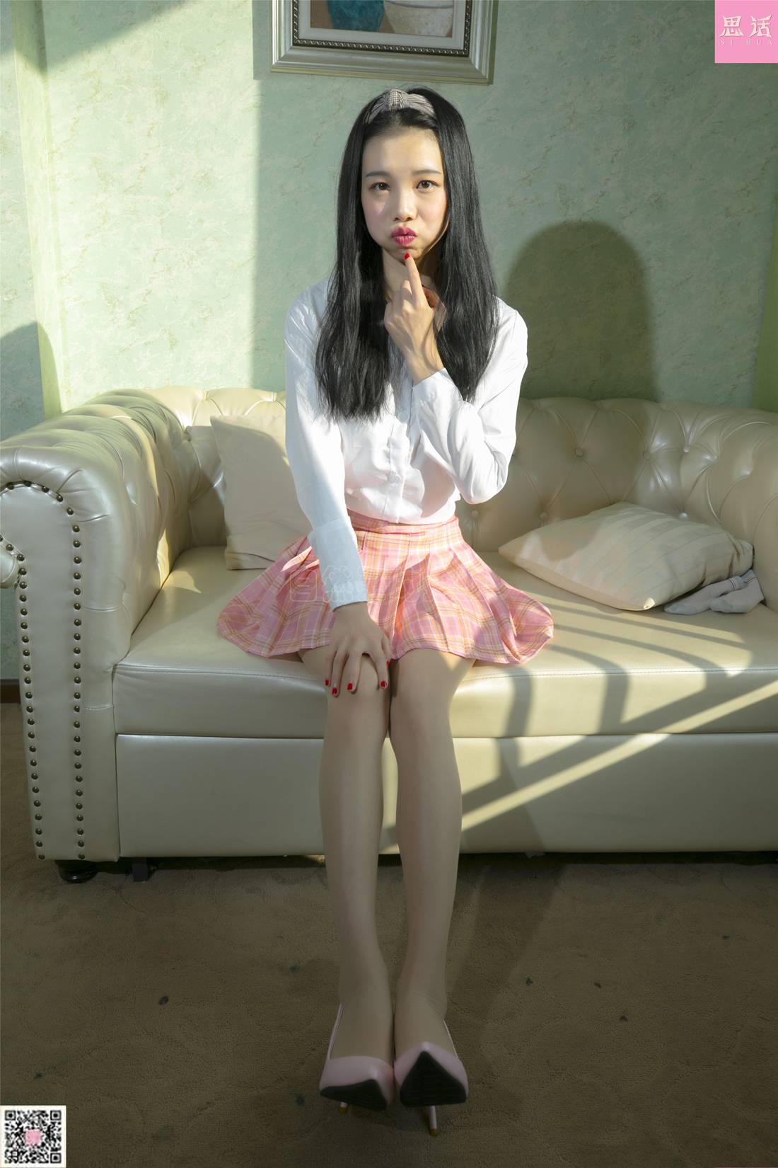 图片[58]-[SiHua思话] SH110 小俏 春日阳光下的迷情少女 在线浏览 – 速更版-美库