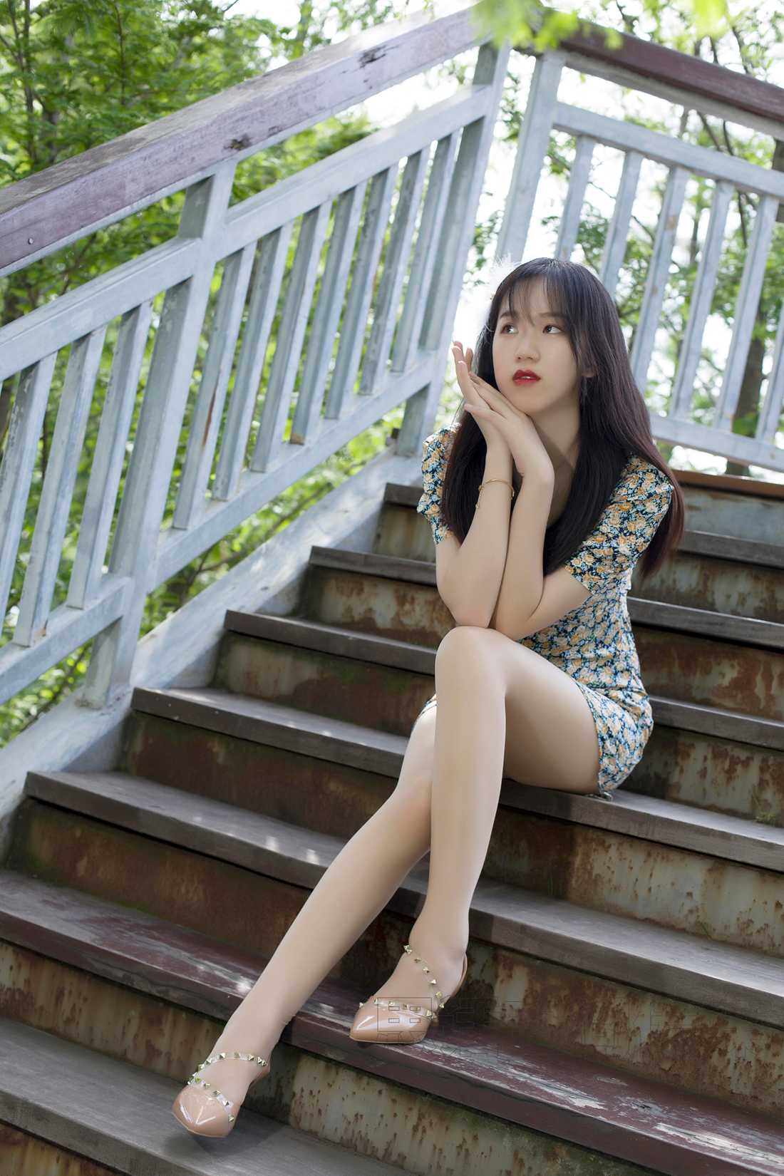 图片[32]-[SiHua思话] SH121 子琦 绿林碎花 在线浏览 – 速更版-美库