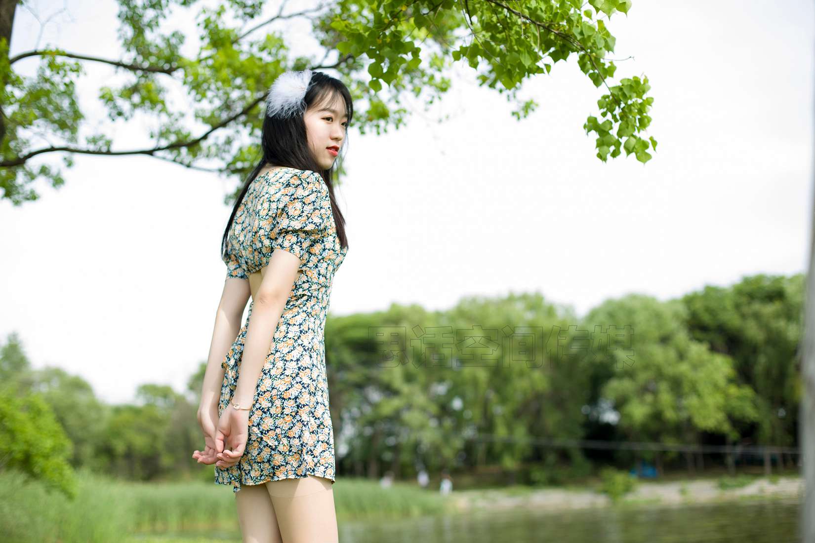 图片[34]-[SiHua思话] SH121 子琦 绿林碎花 在线浏览 – 速更版-美库