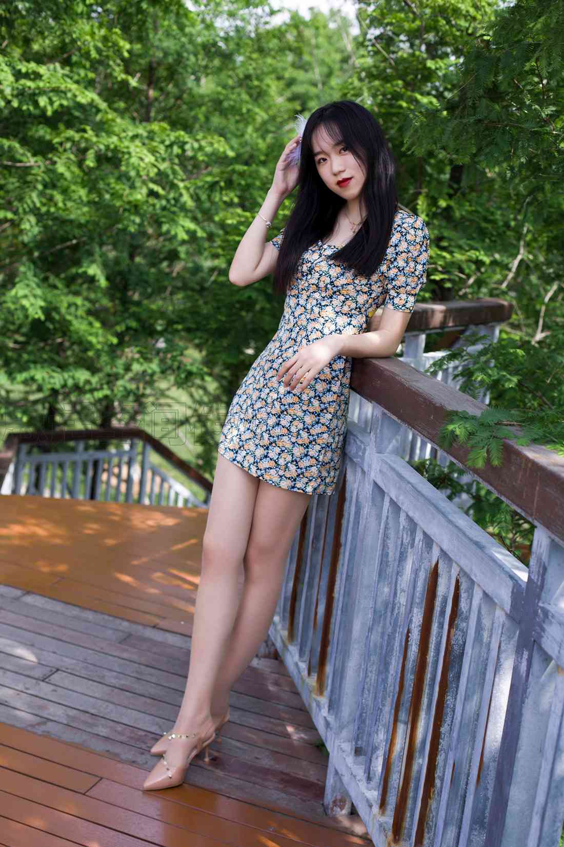 图片[11]-[SiHua思话] SH121 子琦 绿林碎花 在线浏览 – 速更版-美库