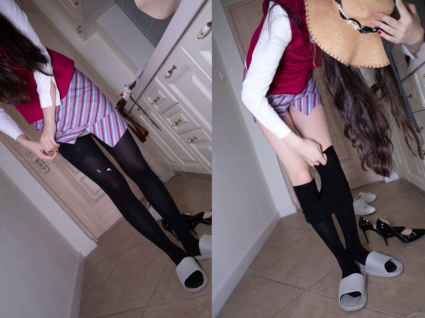 图片[34]-[山茶摄影] No.008 酸奶掉在丝袜上 在线浏览 – 速更版-美库