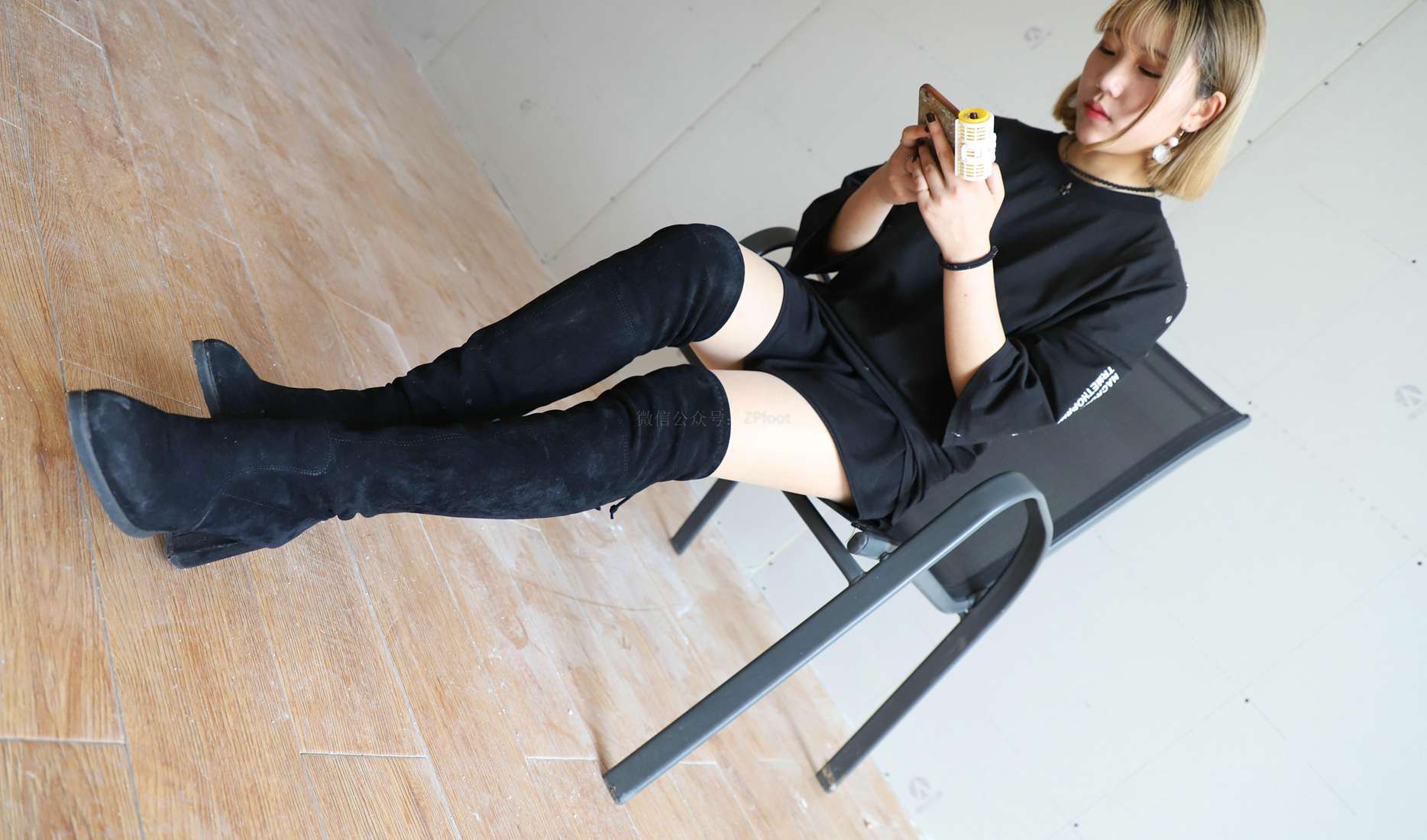 图片[18]-[山茶摄影] No.075 肉丝长靴 在线浏览 – 速更版-美库