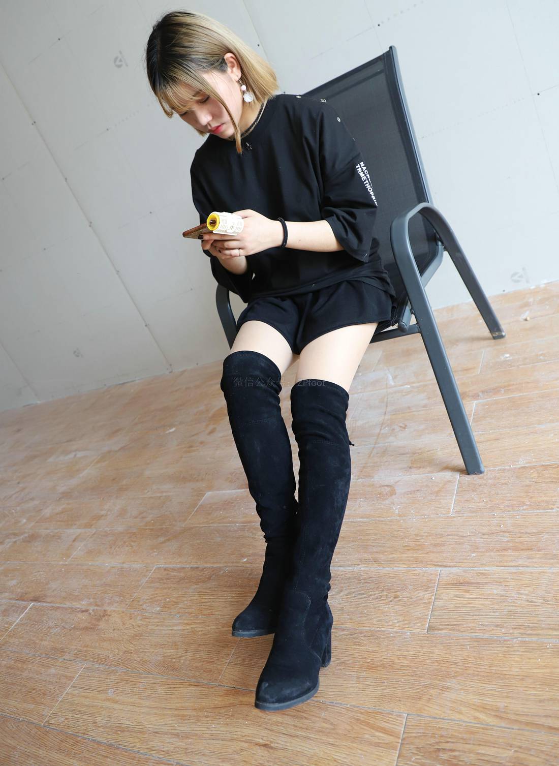 图片[10]-[山茶摄影] No.075 肉丝长靴 在线浏览 – 速更版-美库