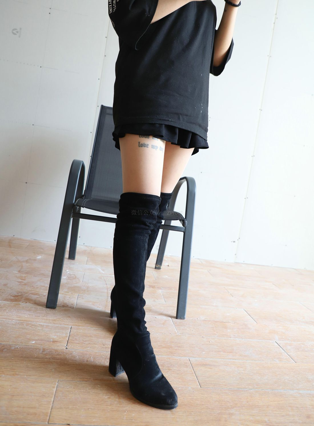 图片[25]-[山茶摄影] No.075 肉丝长靴 在线浏览 – 速更版-美库