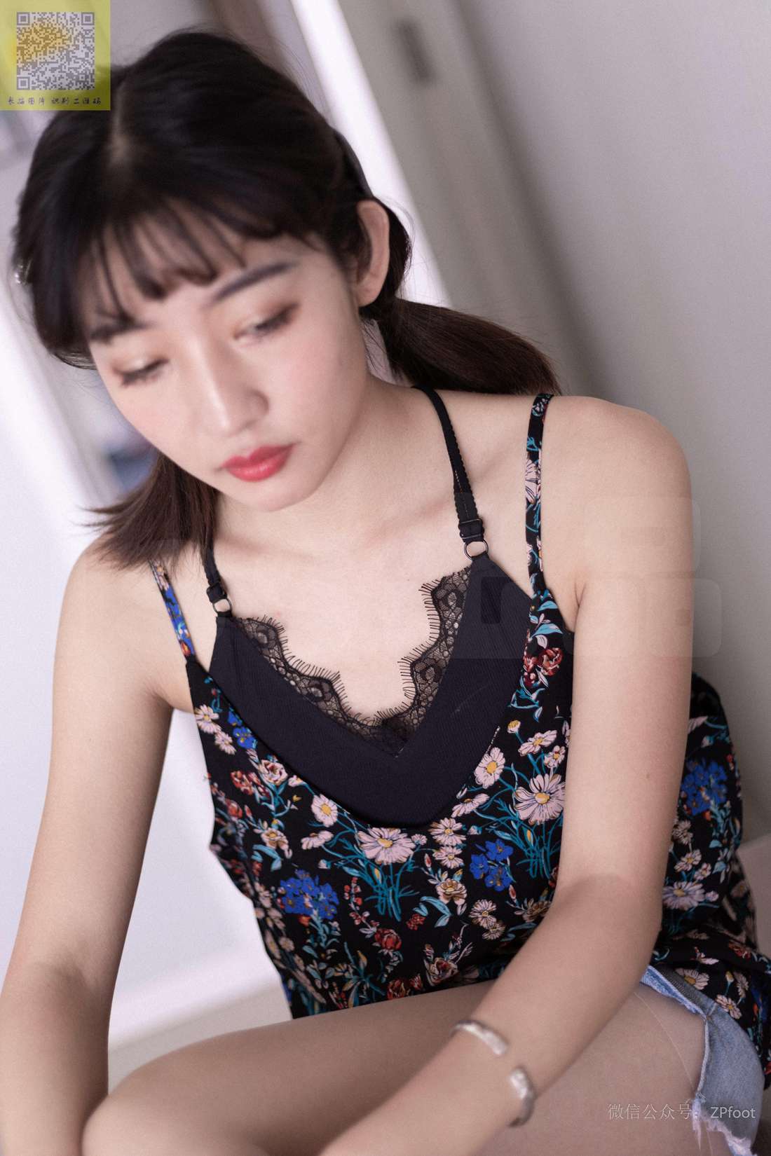 图片[56]-[山茶摄影] No.084 小雪的吊带肉丝 在线浏览 – 速更版-美库