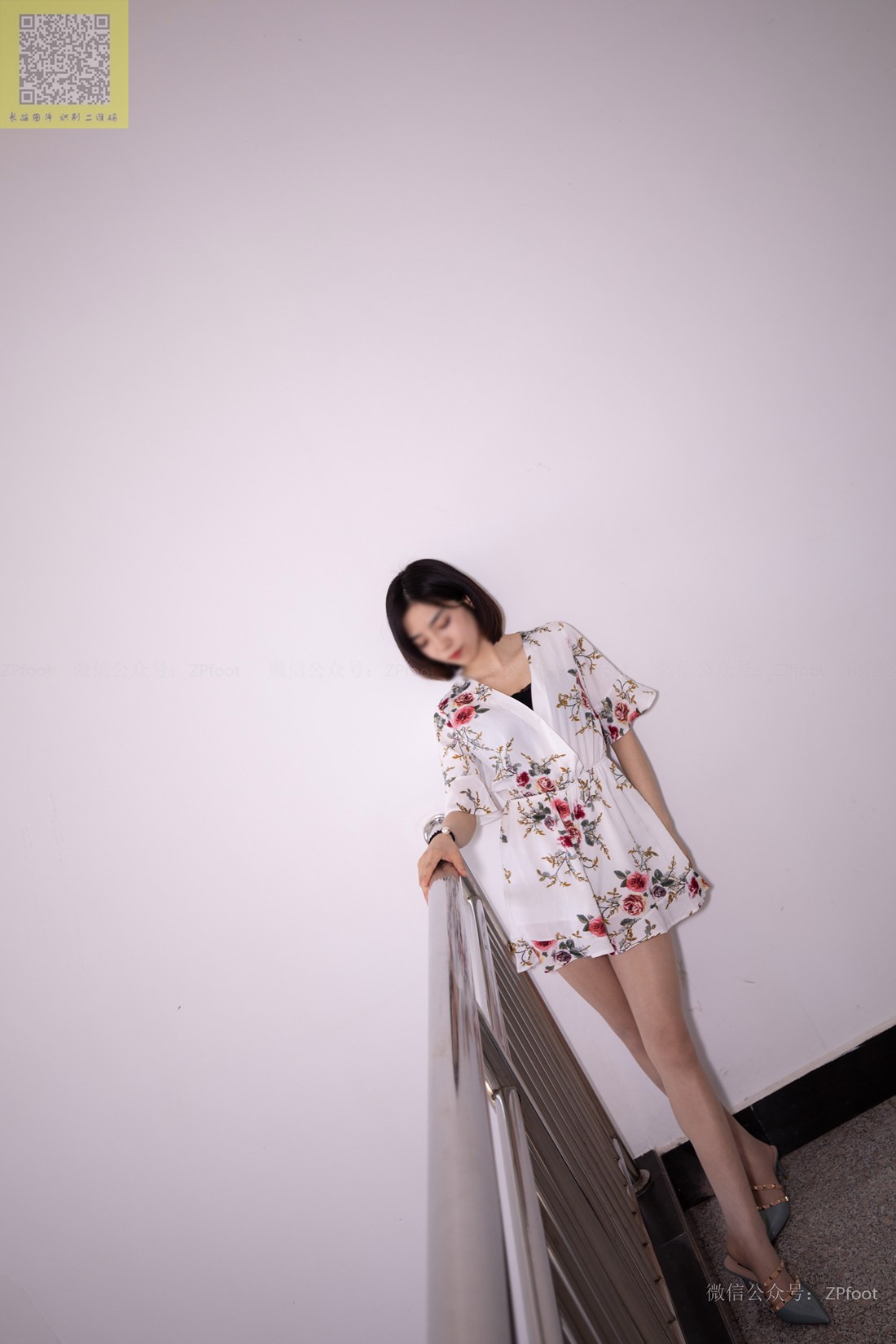 图片[3]-[山茶摄影] No.093 舞蹈小阳阳碎花裙 在线浏览 – 速更版-美库