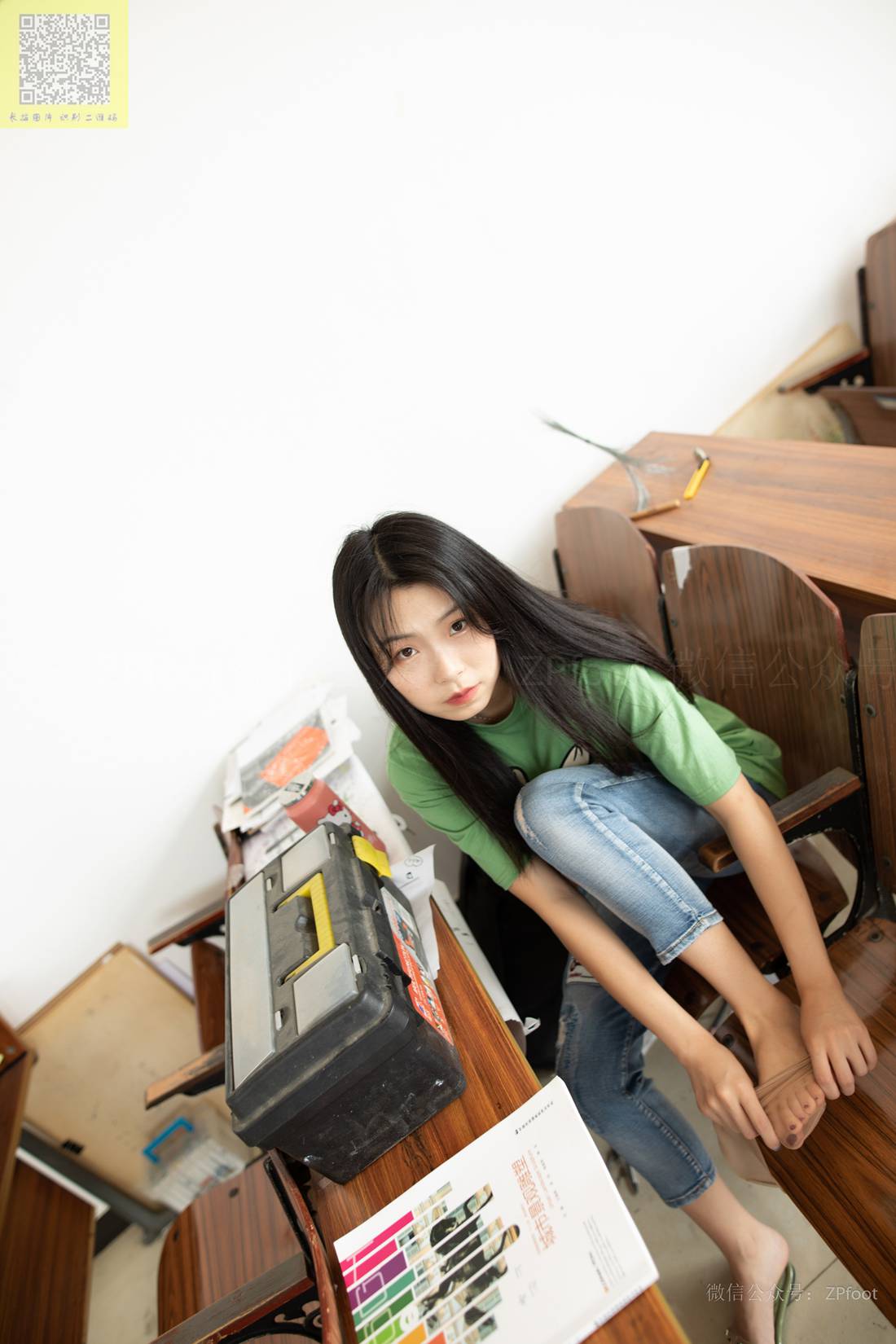 图片[36]-[山茶摄影] NO.128 小卓牛仔短丝 在线浏览 – 速更版-美库