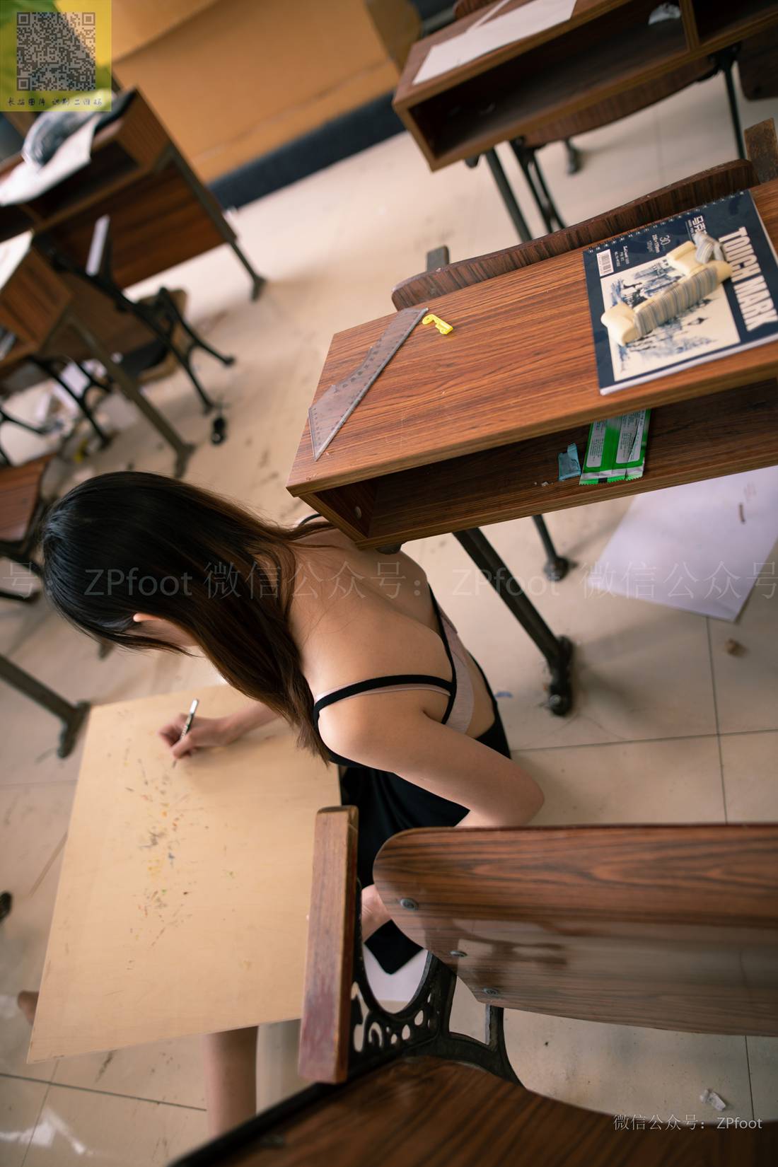 图片[45]-[山茶摄影] NO.138 小雅露背裙 在线浏览 – 速更版-美库