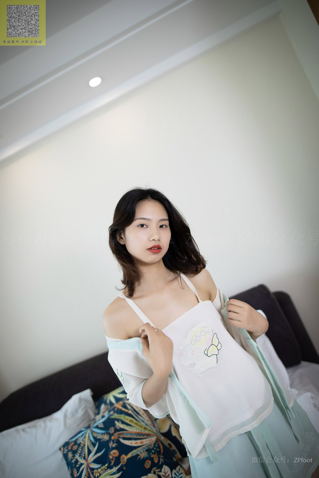 图片[43]-[山茶摄影] NO.143 汉服白丝 在线浏览 – 速更版-美库