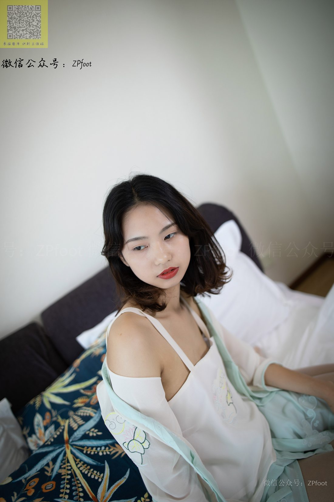 图片[44]-[山茶摄影] NO.143 汉服白丝 在线浏览 – 速更版-美库