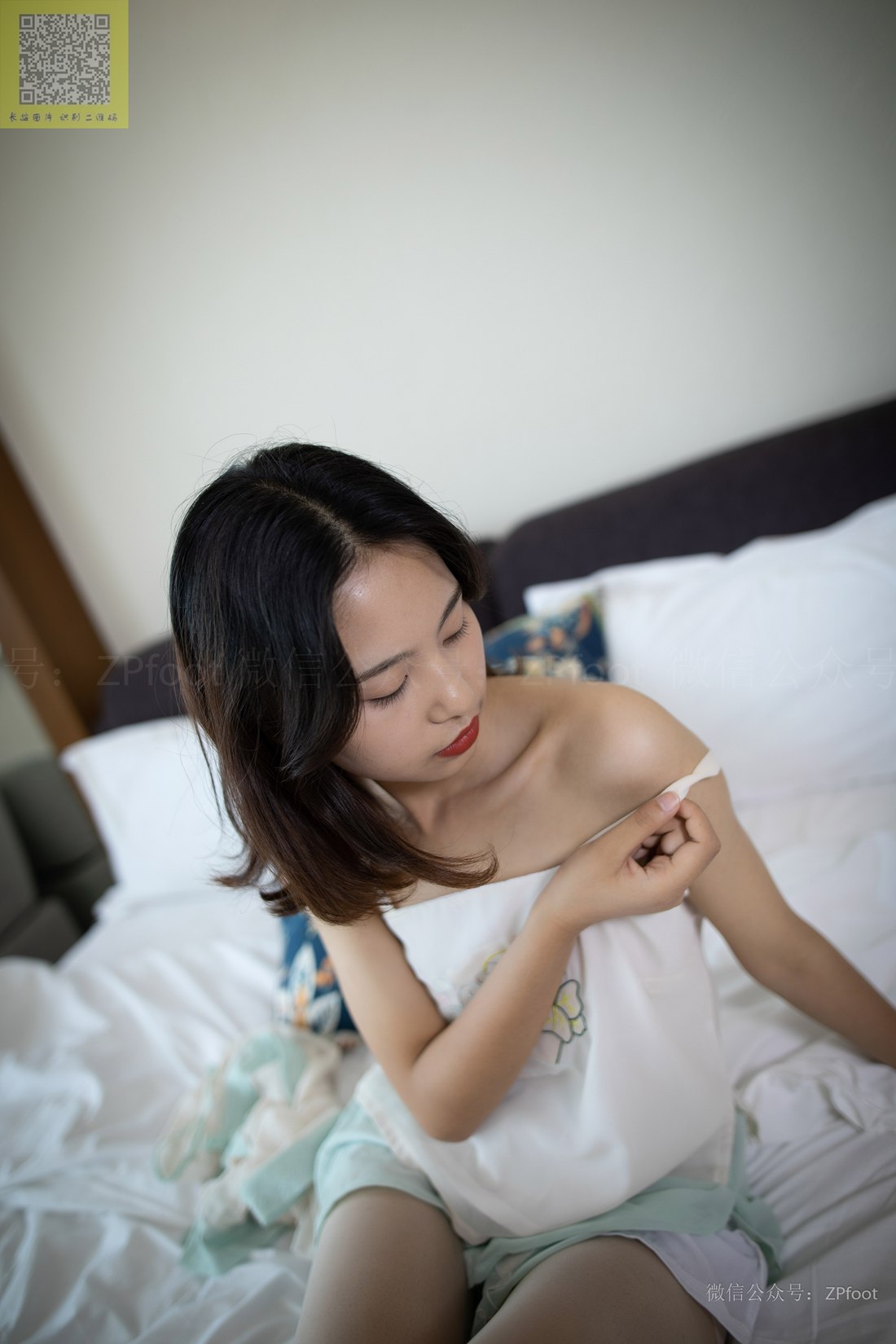 图片[28]-[山茶摄影] NO.143 汉服白丝 在线浏览 – 速更版-美库