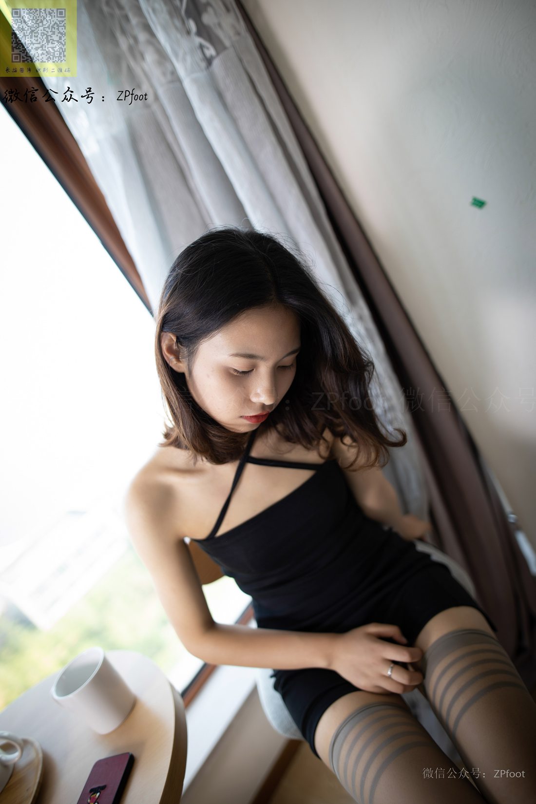 图片[13]-[山茶摄影] NO.146 婷婷筒袜 在线浏览 – 速更版-美库