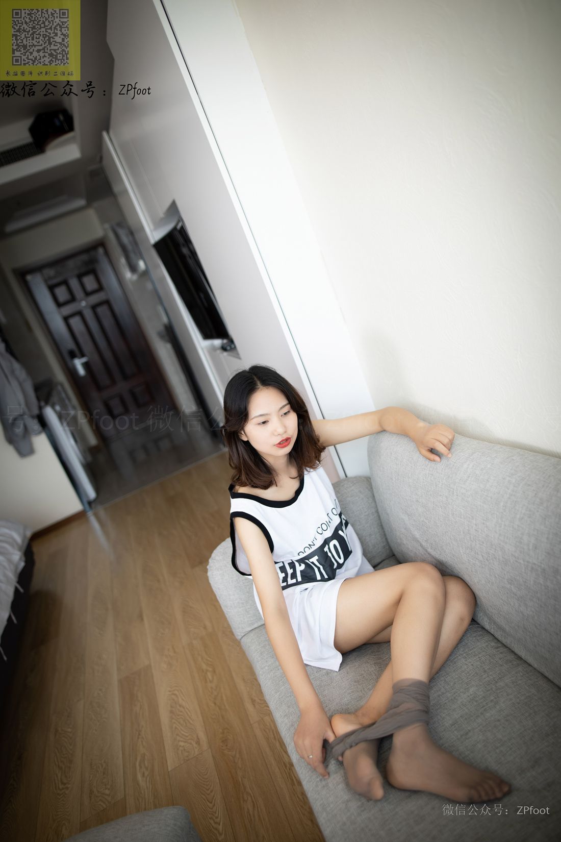 图片[22]-[山茶摄影] NO.151 婷婷灰丝 在线浏览 – 速更版-美库