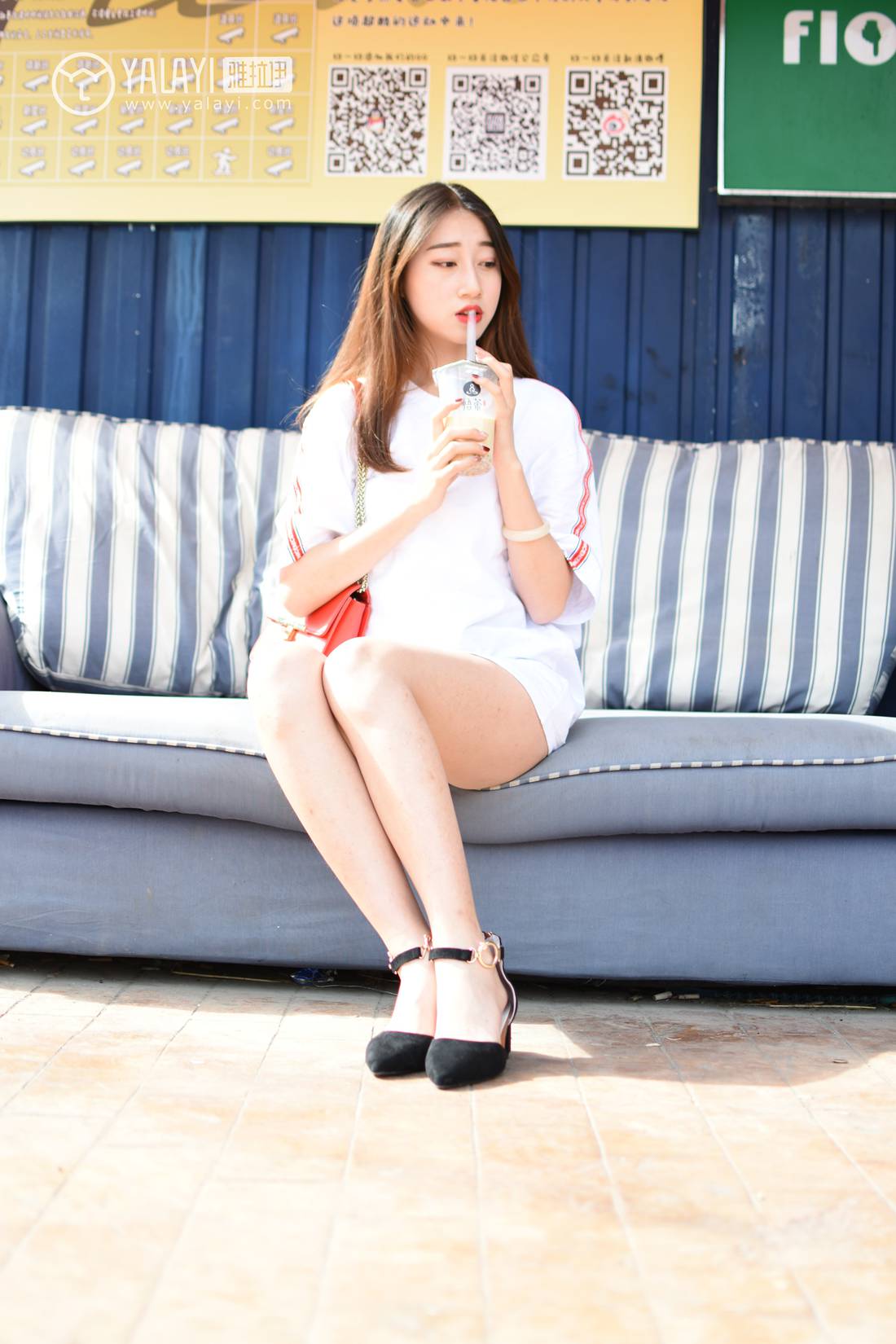 图片[19]-[YALAYI雅拉伊] 2018.10.25 No.013 阳光下的裸腿单车 木晓雨 在线浏览 – 速更版-美库