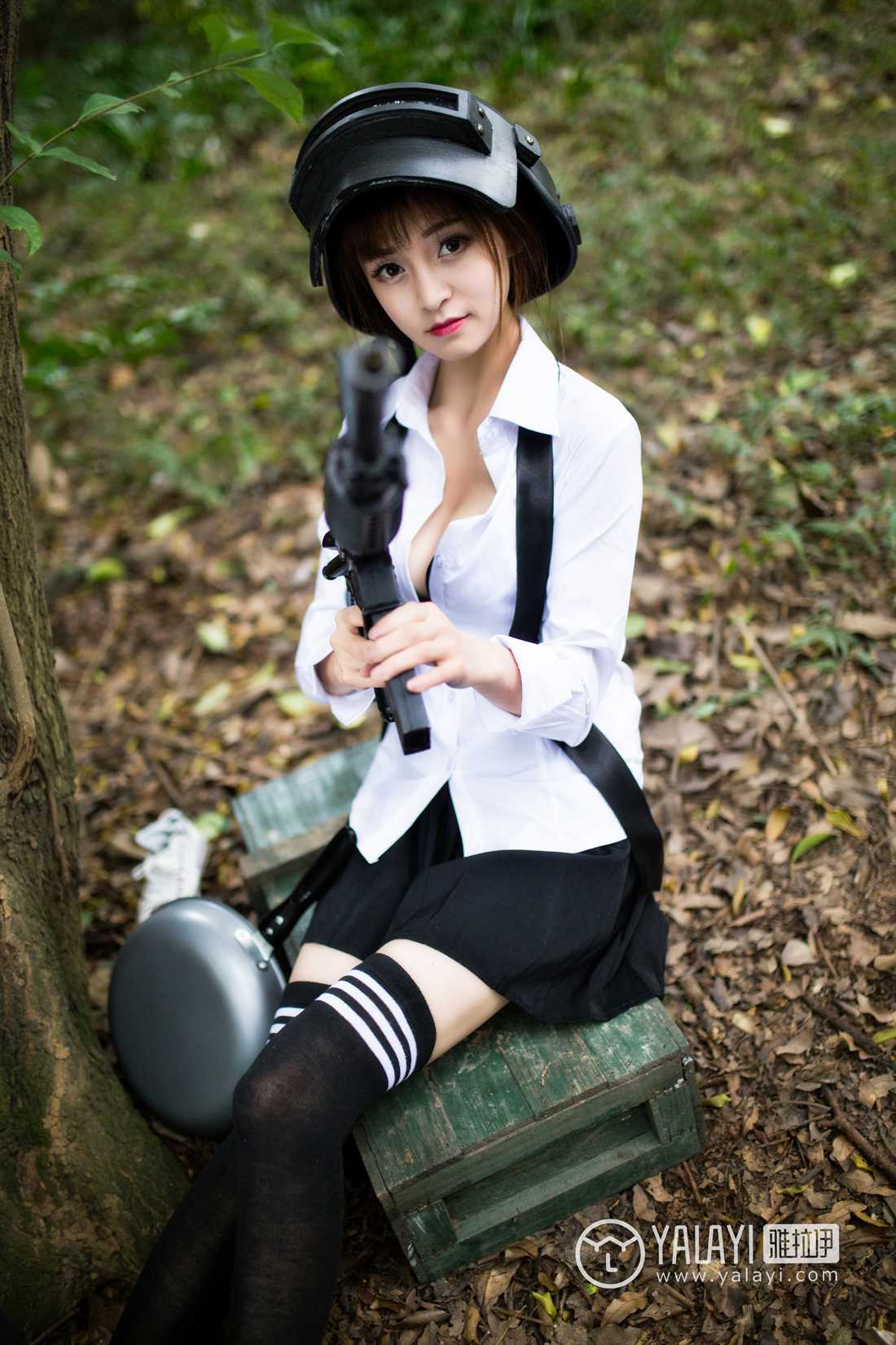 图片[23]-[YALAYI雅拉伊] 2019.02.11 No.054 吃鸡少女 蘑菇 在线浏览 – 速更版-美库