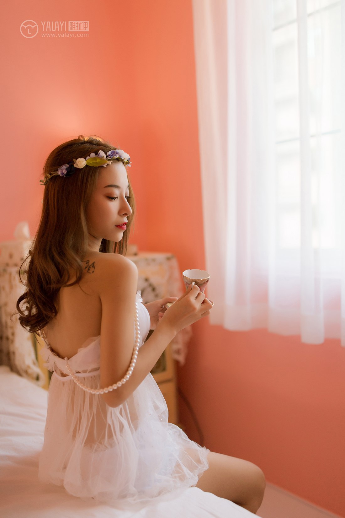 图片[56]-[YALAYI雅拉伊] 2019.03.27 No.099 粉色系少女私房 倩微微 在线浏览 – 速更版-美库