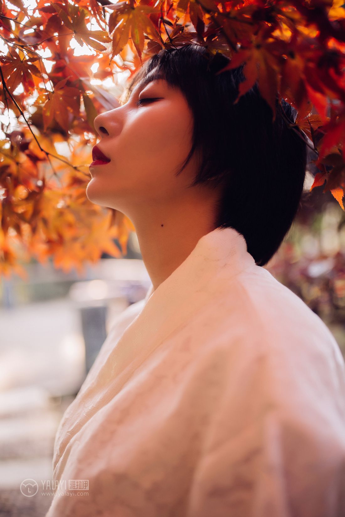 图片[23]-[YALAYI雅拉伊] 2018.12.04 No.136 夕阳下的和风少女 静静 在线浏览 – 速更版-美库